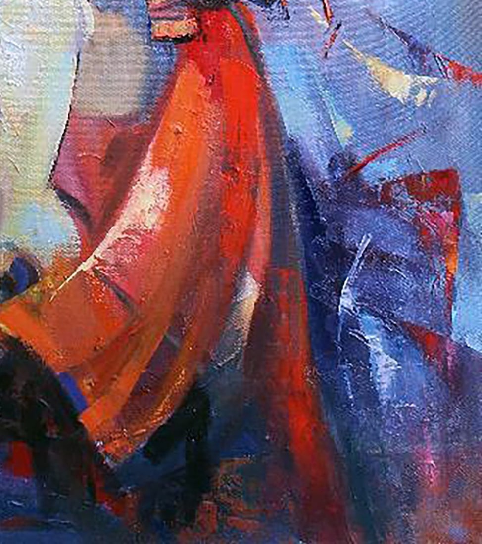 Oil painting Red violin Kirilenko Ivan - 7