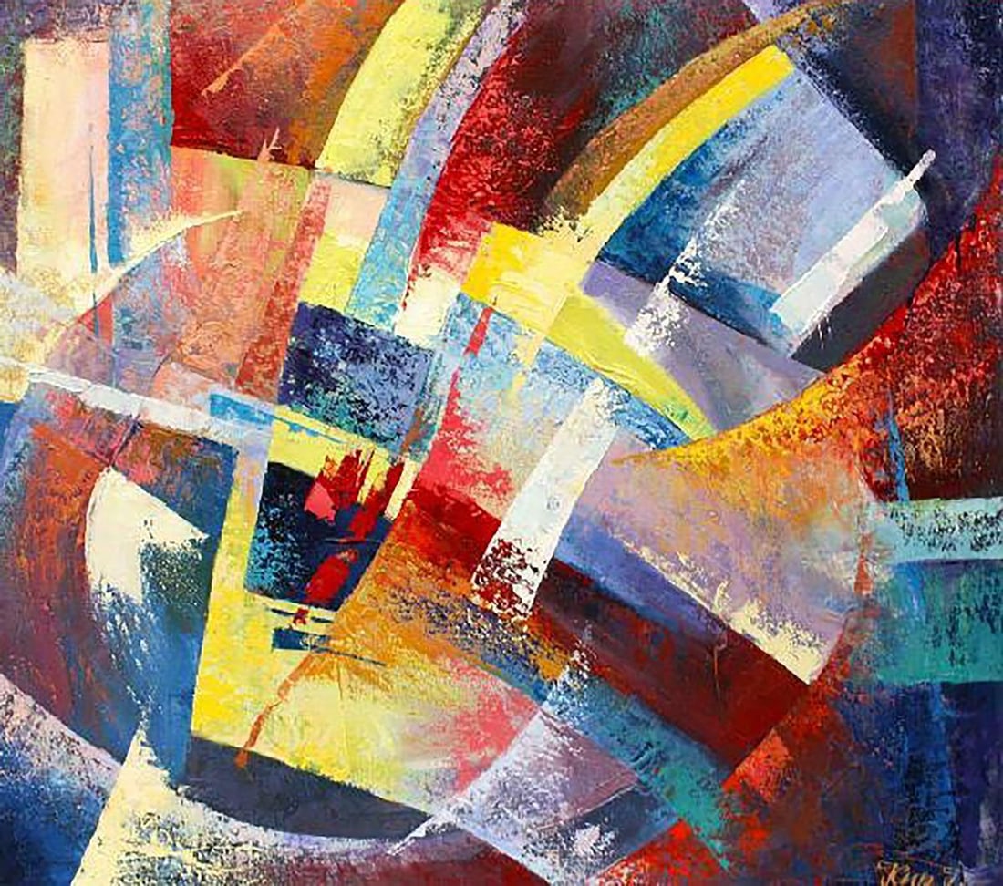 Oil painting Heavenly and earthly Kirilenko Ivan (1 of 7)