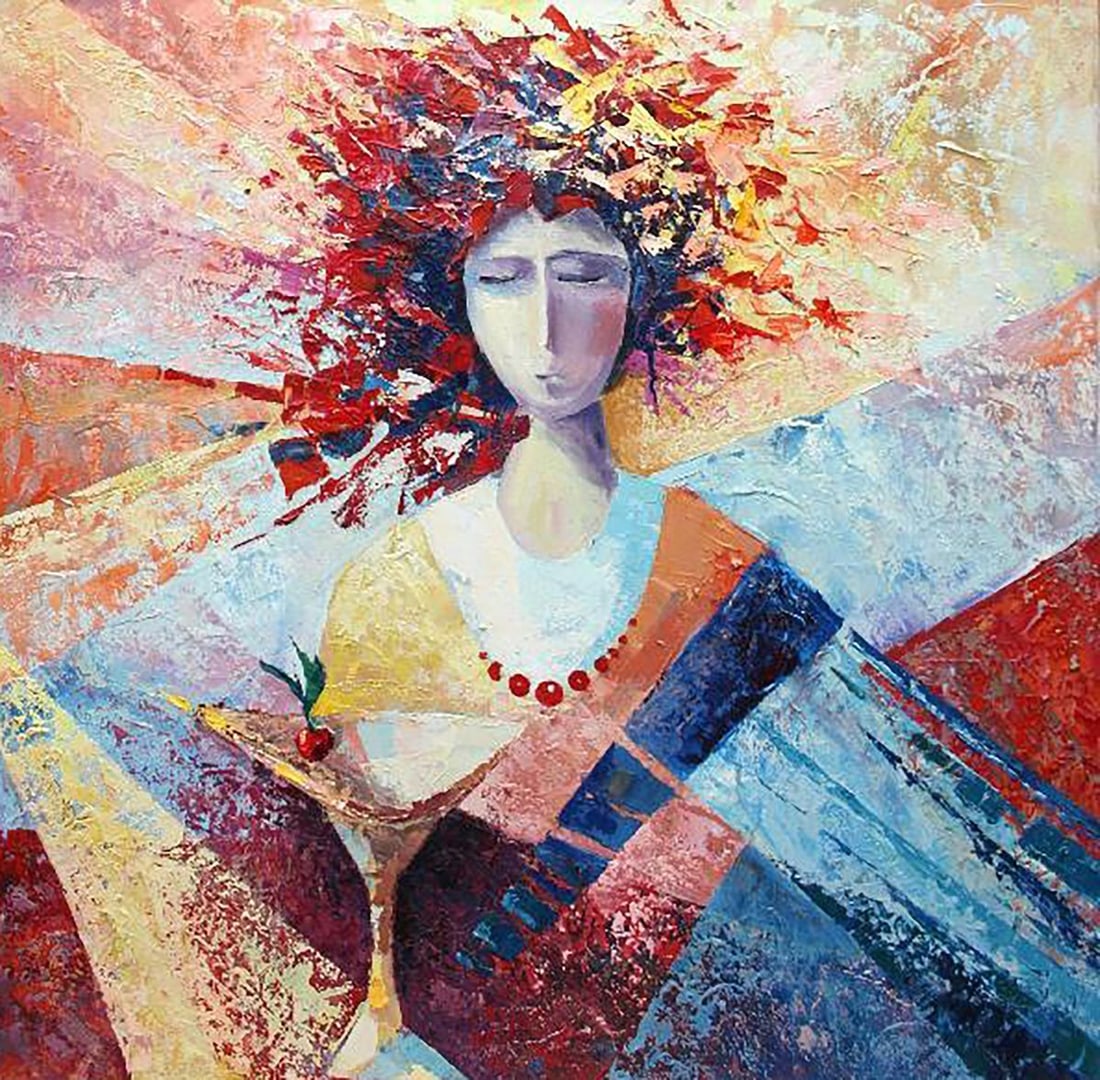 Oil painting Nightingales Kirilenko Ivan: Title: Oil painting Nightingales Kirilenko Ivan Description: No. Koz 35 *** ABOUT THIS PAINTING *** * TITLE: "Nightingales" * ARTISTS: Kirilenko Ivan* SIZE: 80x80 cm/'31.49x31.49 inches' * MEDIUM: