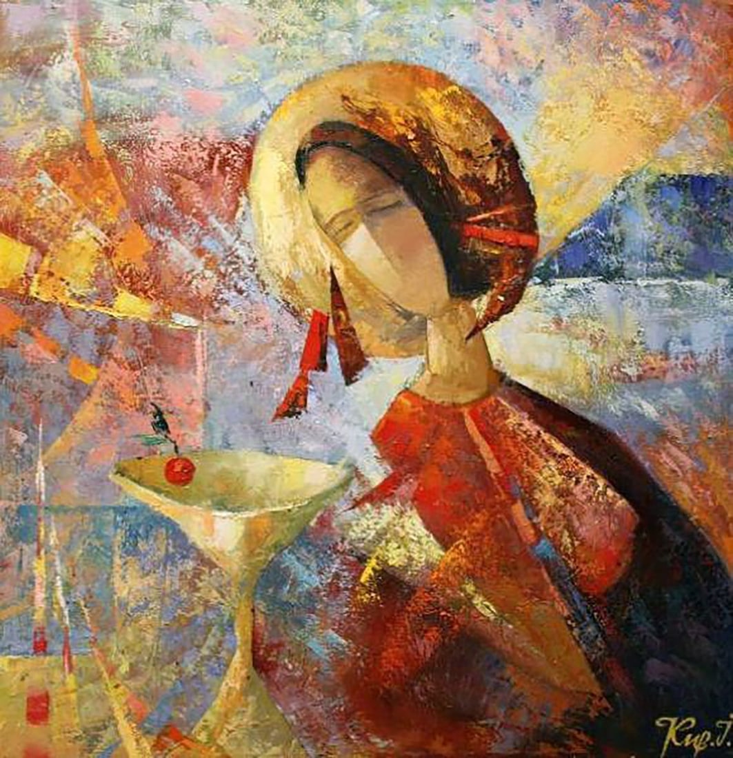 Oil painting Cup of goodness Kirilenko Ivan: Title: Oil painting Cup of goodness Kirilenko Ivan Description: No. Koz 36 *** ABOUT THIS PAINTING *** * TITLE: "Cup of goodness" * ARTISTS: Kirilenko Ivan* SIZE: 80x80 cm/'31.49x31.49 inches' * MEDIU