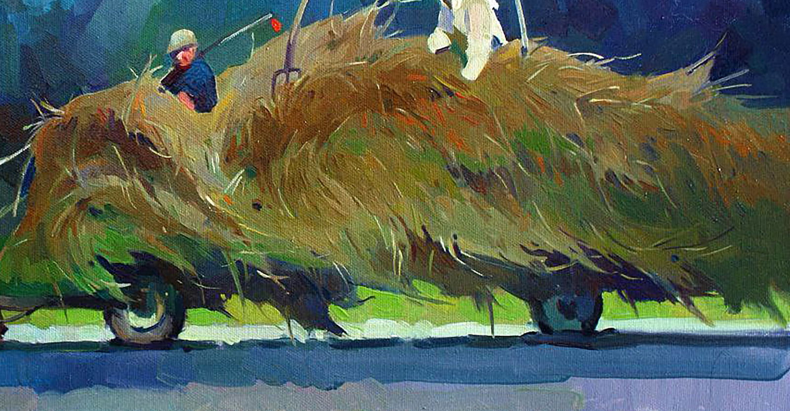 Oil painting Once upon a time in the mountains Anastasia Yaroshevich - 5