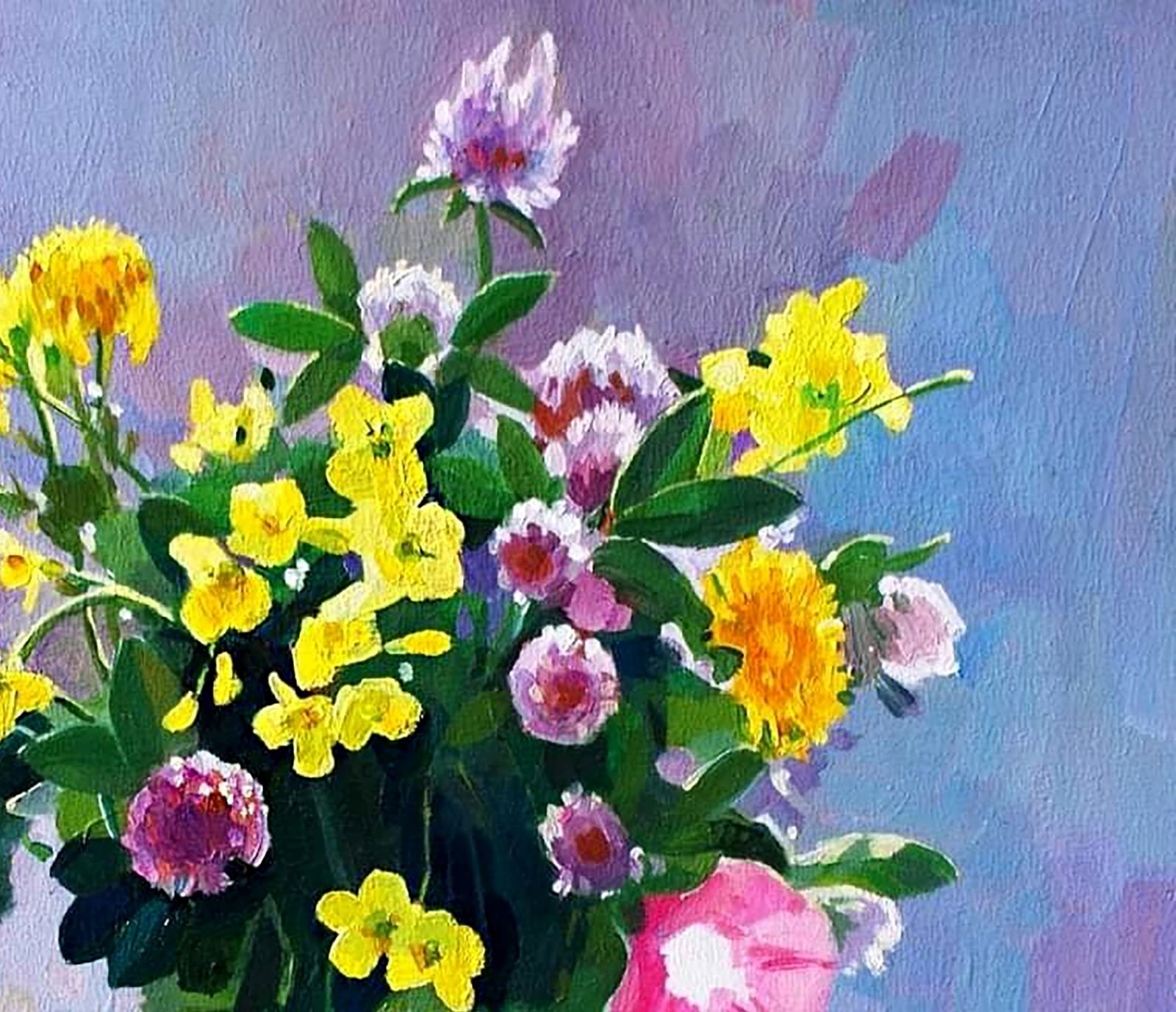 Oil painting Autumn wildflowers Anastasia Yaroshevich - 3