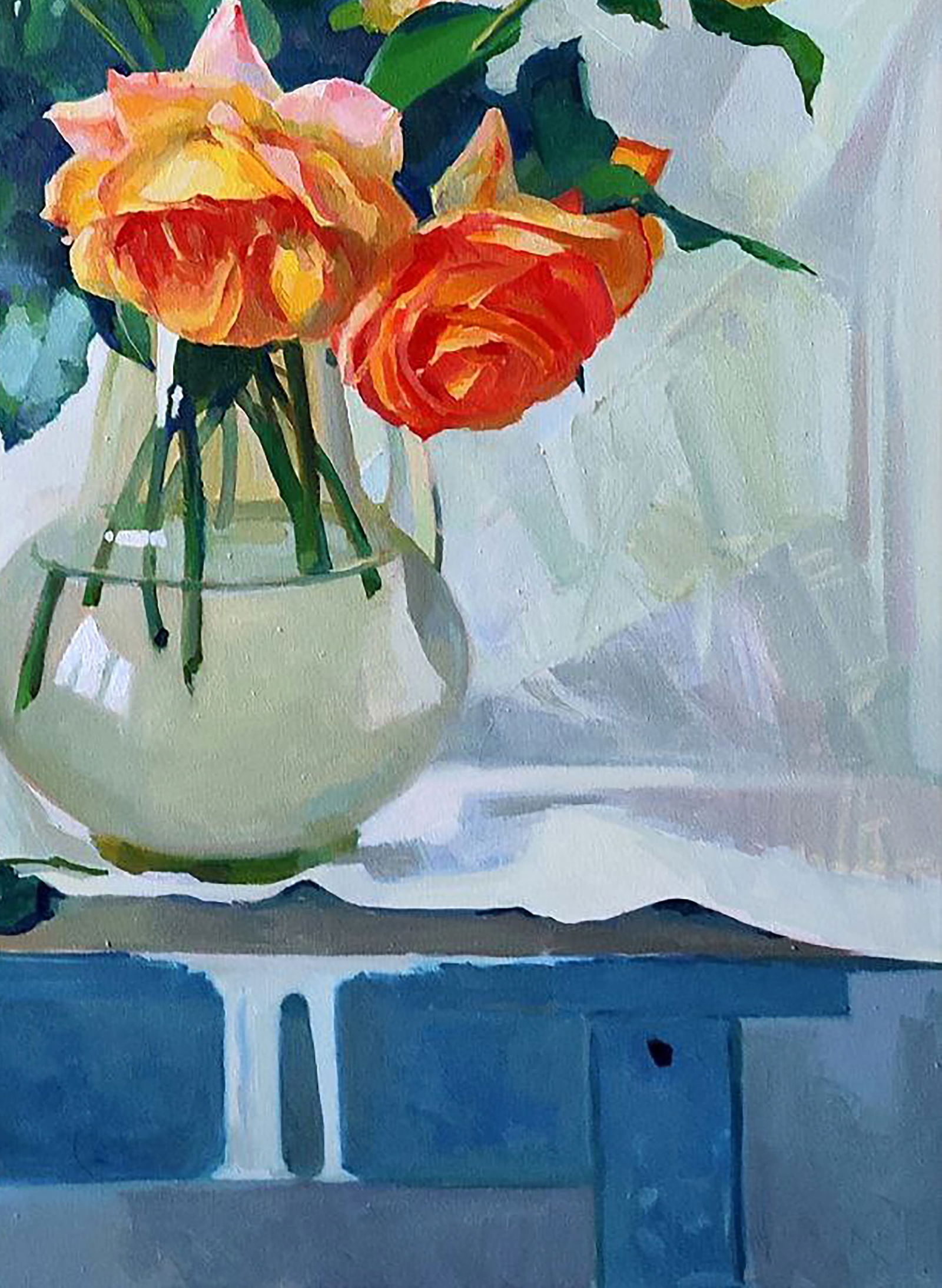 Oil painting Roses Anastasia Yaroshevich - 5