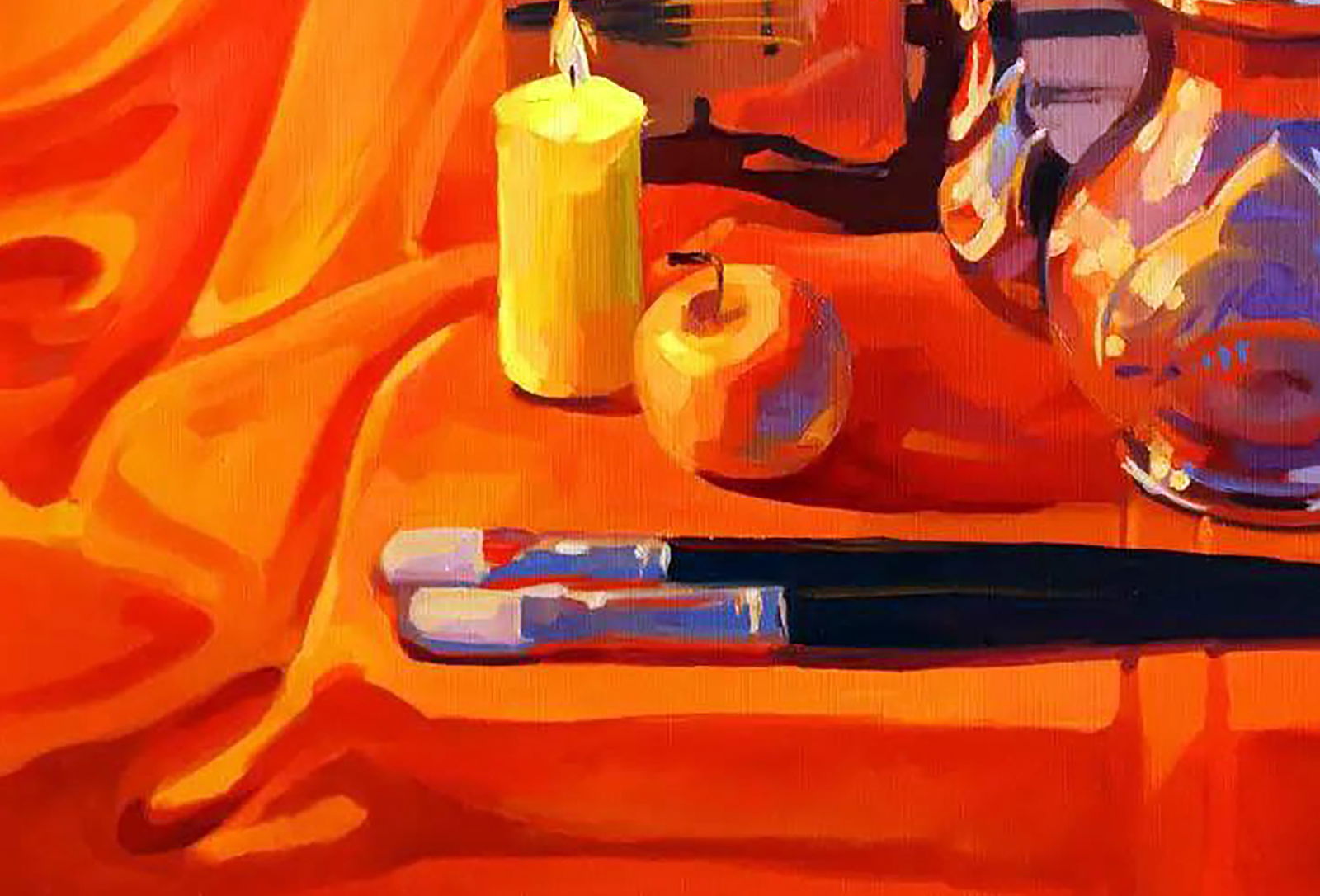 Oil painting Warm Anastasia Yaroshevich - 4