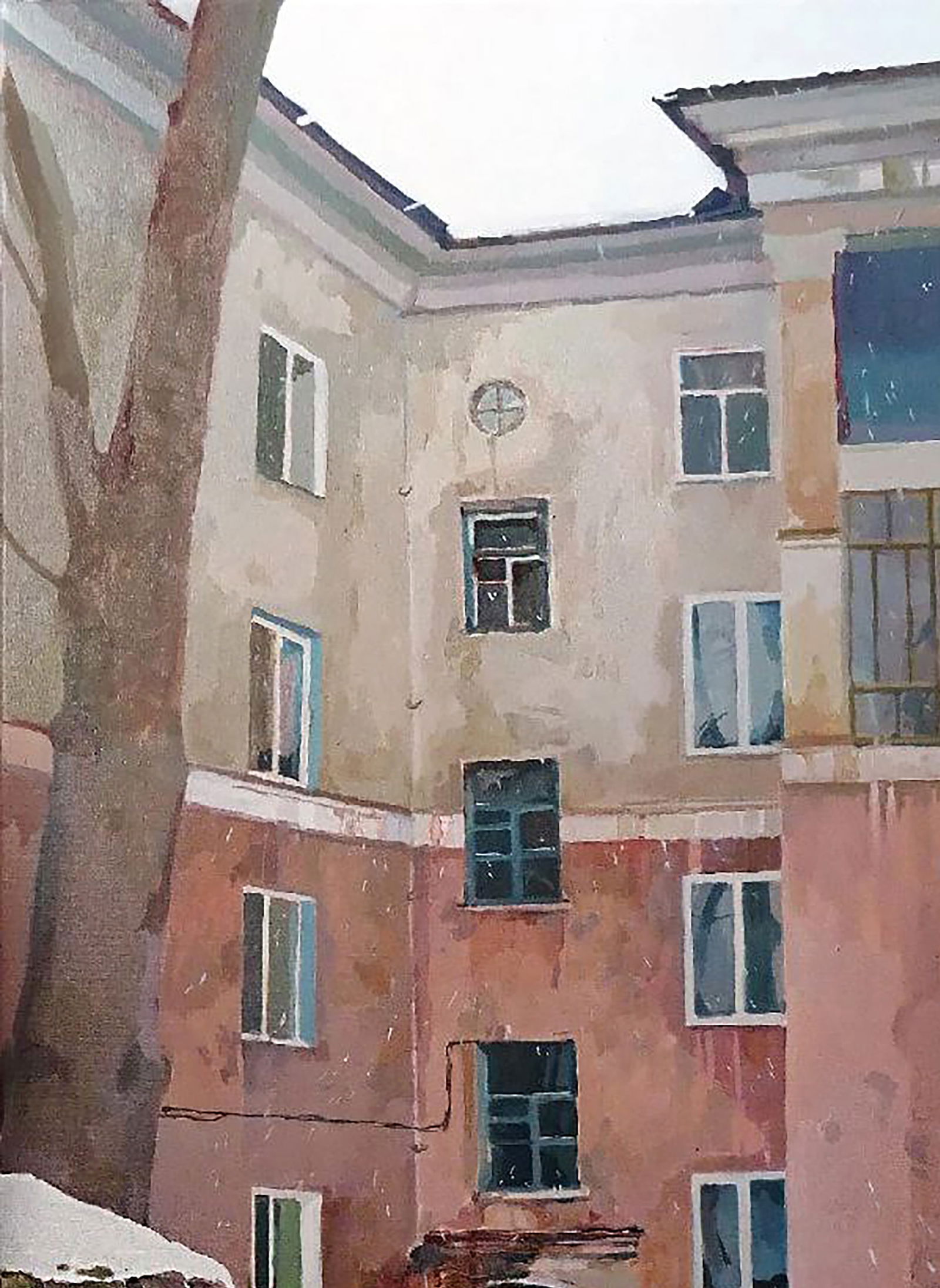 Oil painting Morning in the city Anastasia Yaroshevich - 2