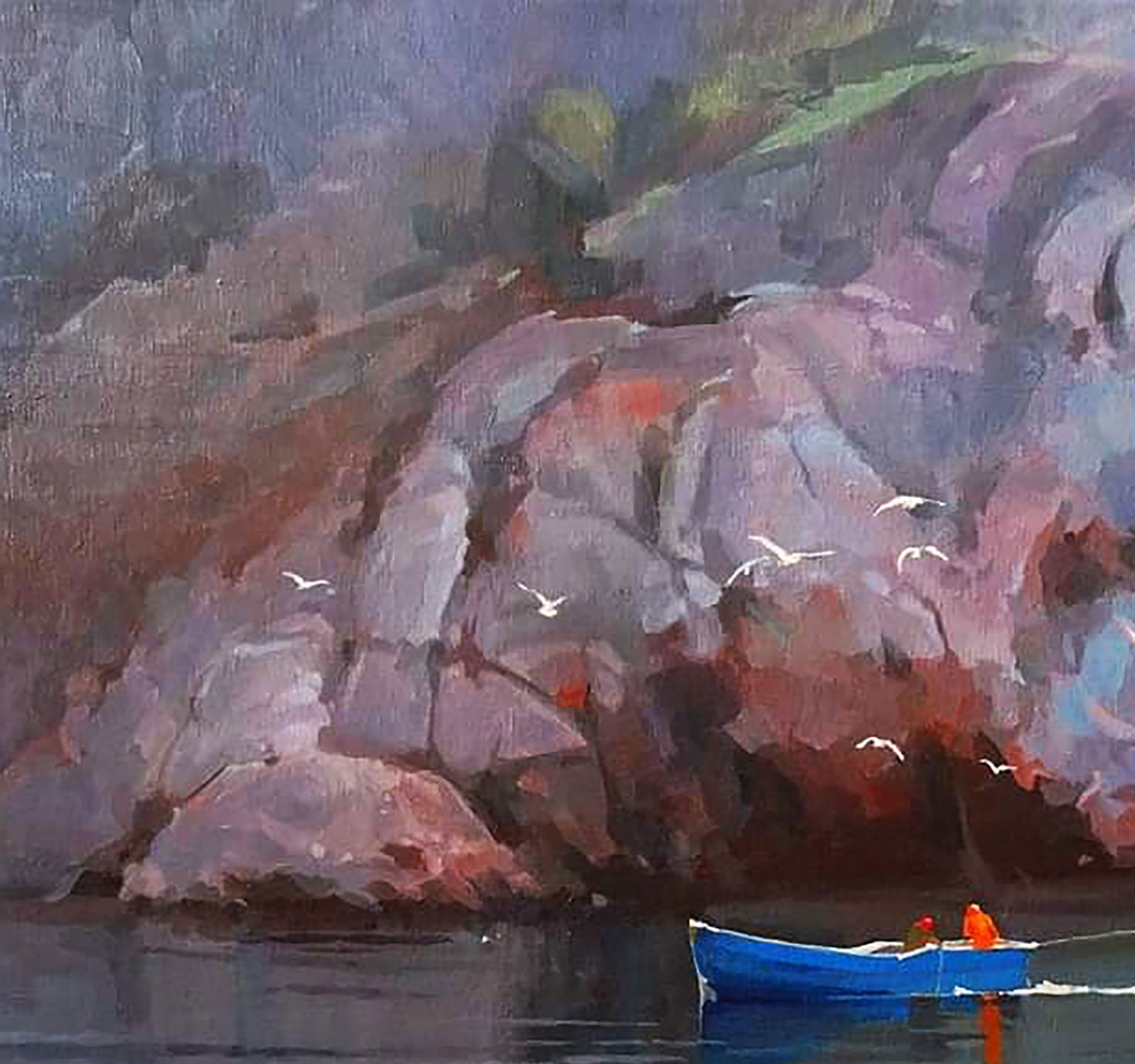 Oil painting Morning at sea Anastasia Yaroshevich - 2