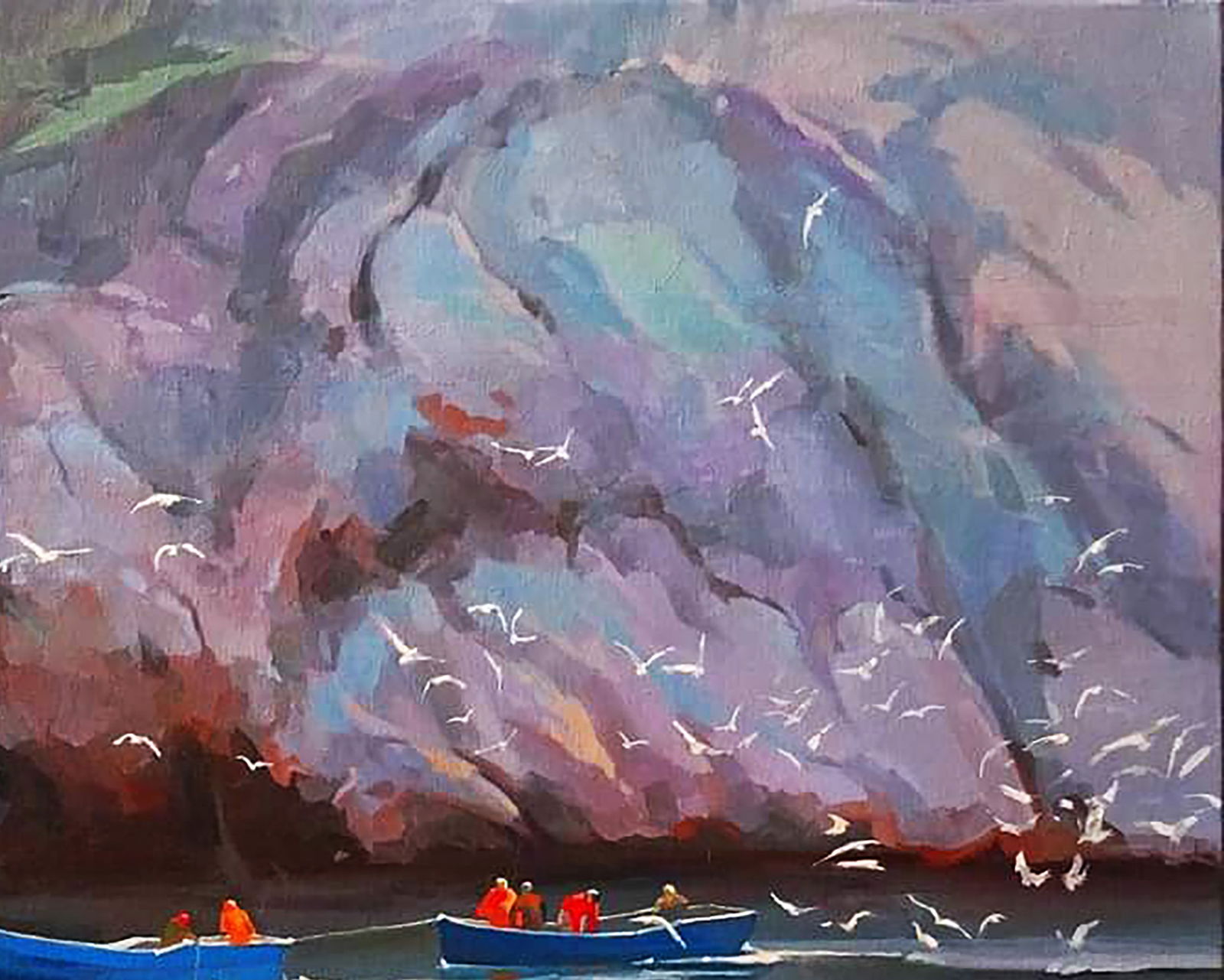 Oil painting Morning at sea Anastasia Yaroshevich - 3