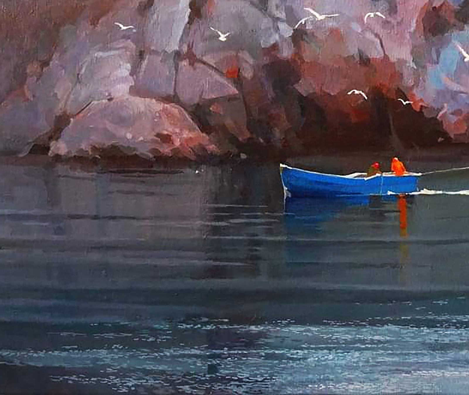 Oil painting Morning at sea Anastasia Yaroshevich - 4