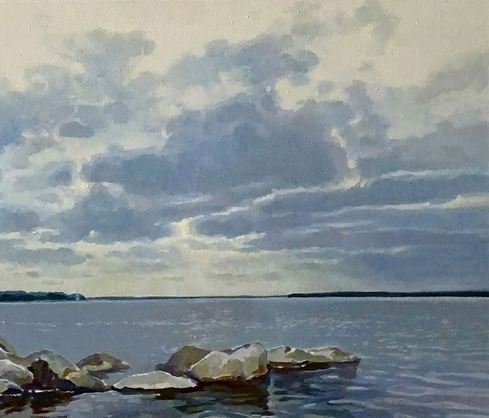 Oil painting Cloudy Anastasia Yaroshevich - 3