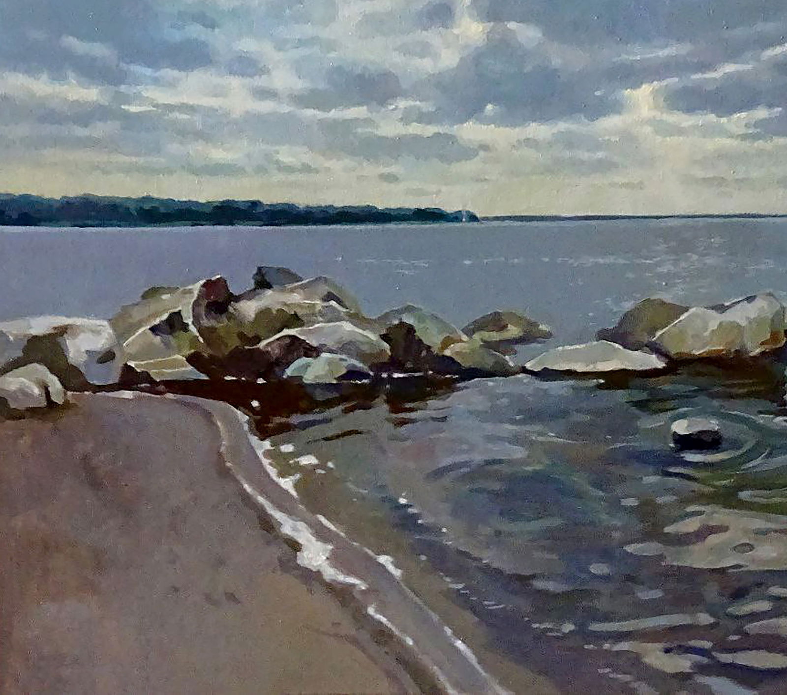 Oil painting Cloudy Anastasia Yaroshevich - 4