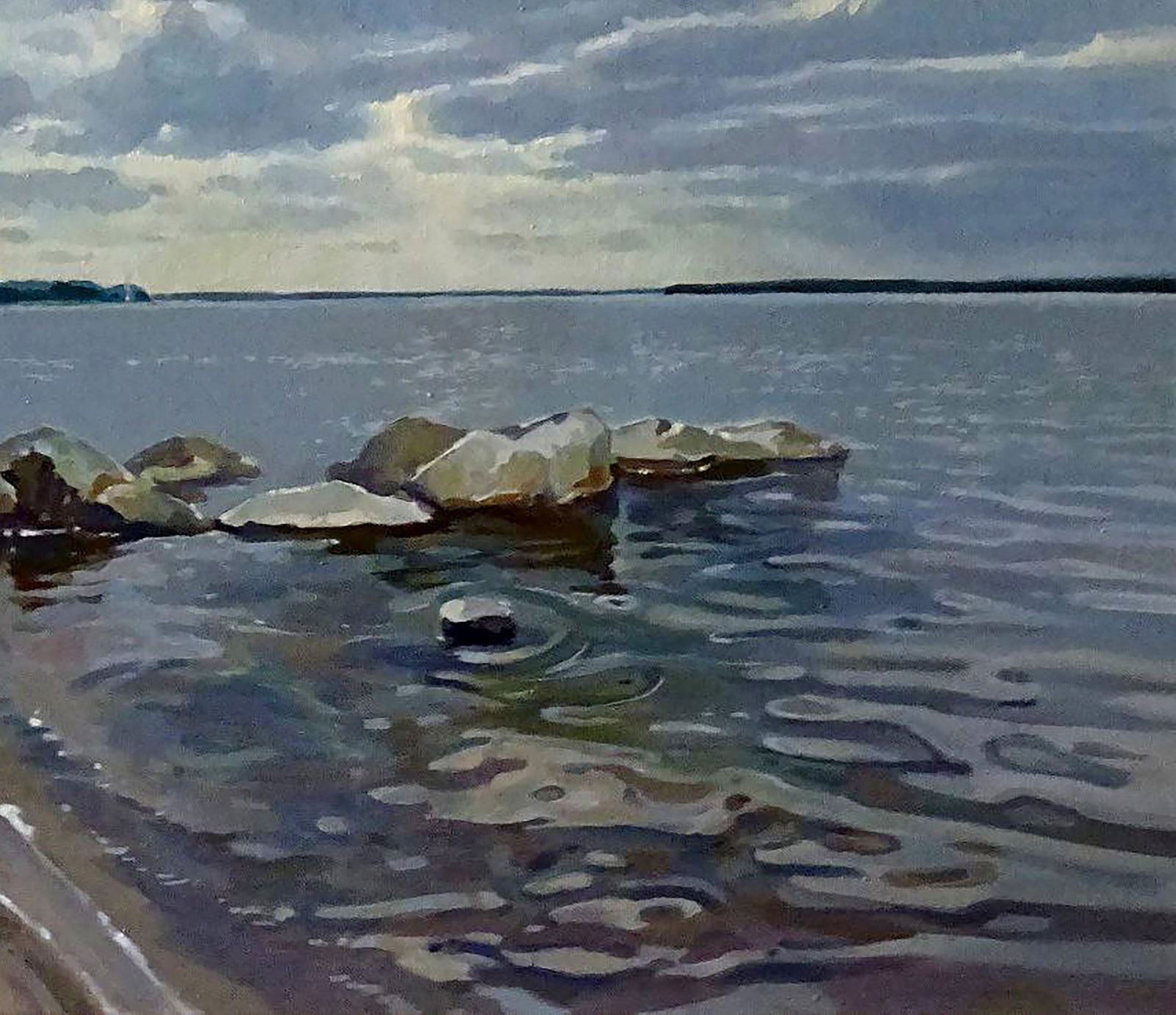 Oil painting Cloudy Anastasia Yaroshevich - 5