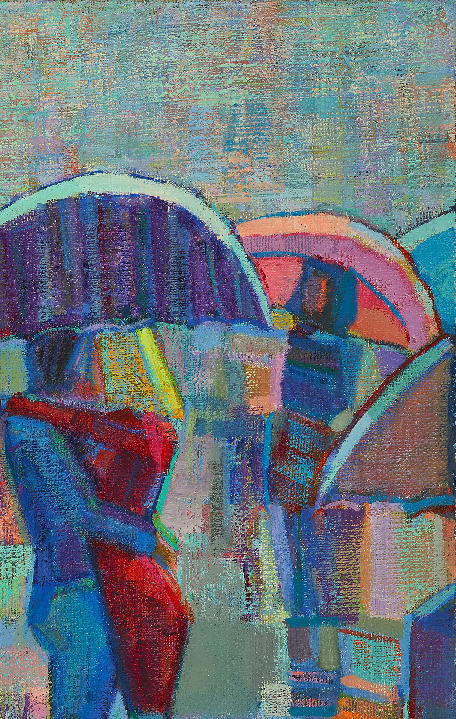 Acrylic painting Two in the Noise of the Rain Alexey Rubanov - 3