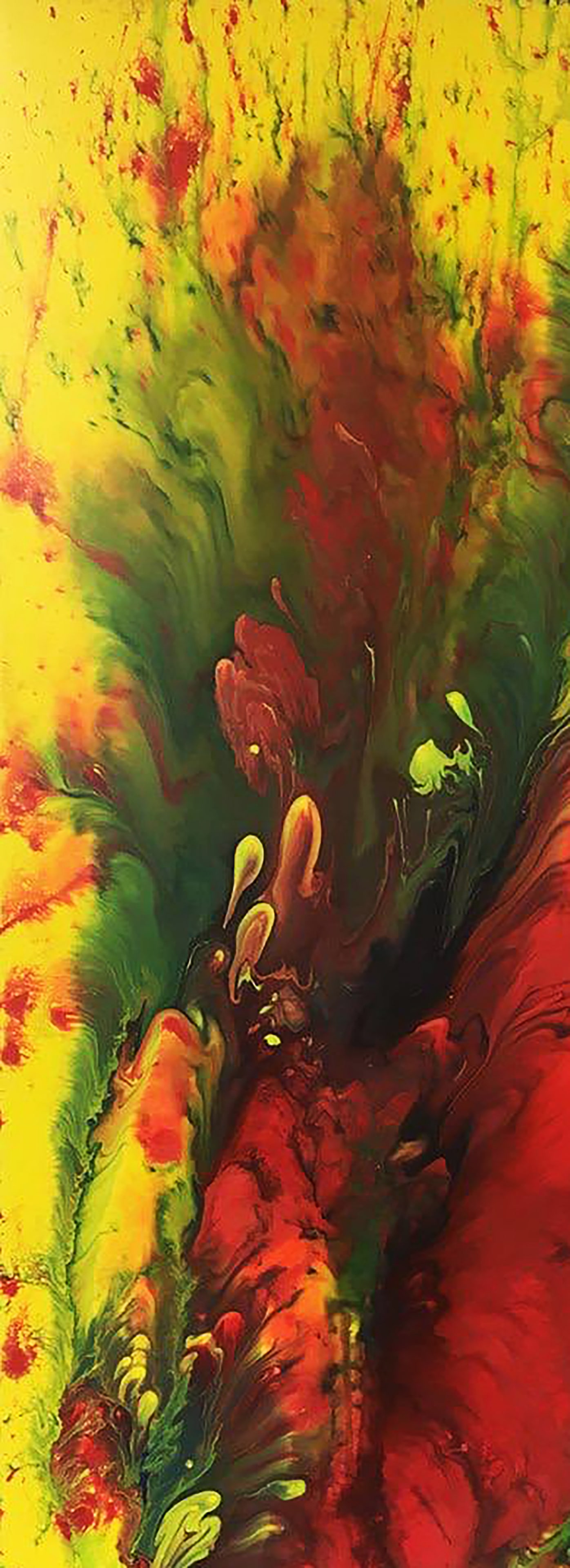 Acrylic painting Burning Poppies Irina Sitaylo - 2