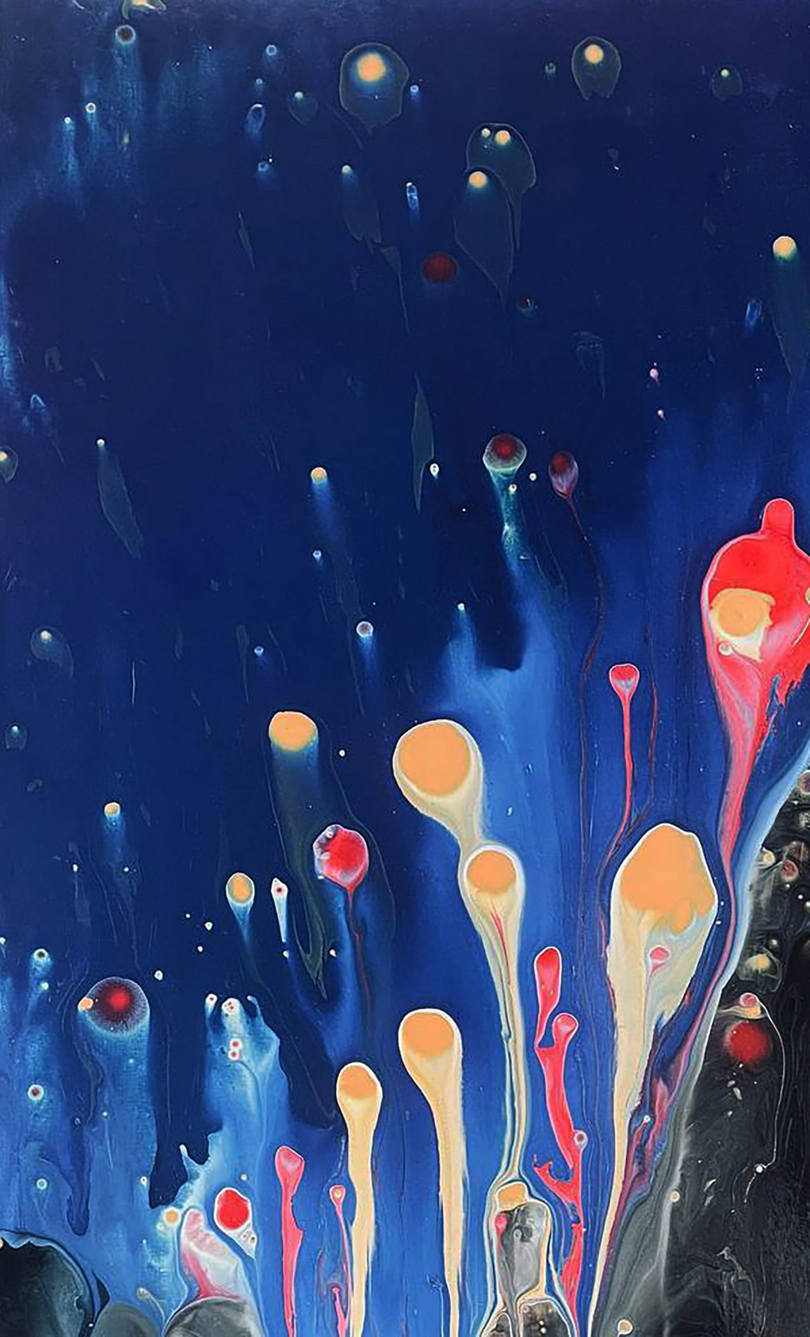 Acrylic painting Lanterns of Gratitude Irina Sitaylo - 2