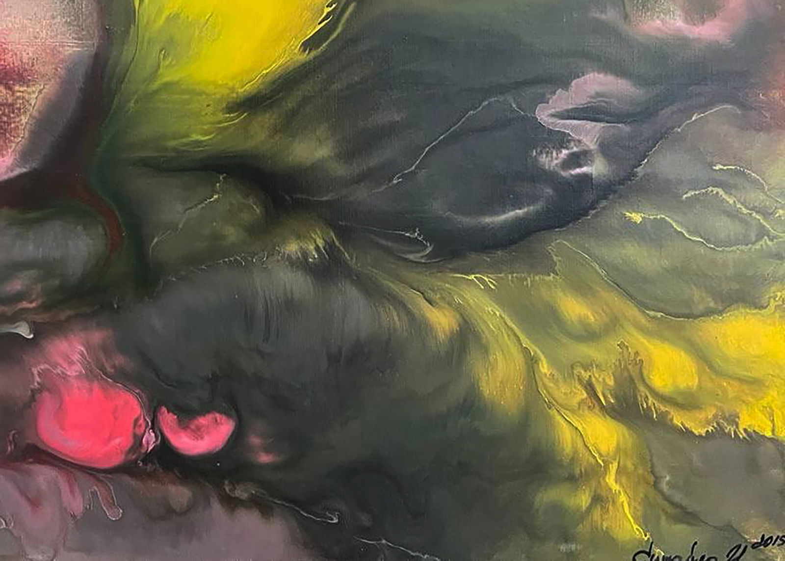 Acrylic painting Flower Storm Irina Sitaylo - 5