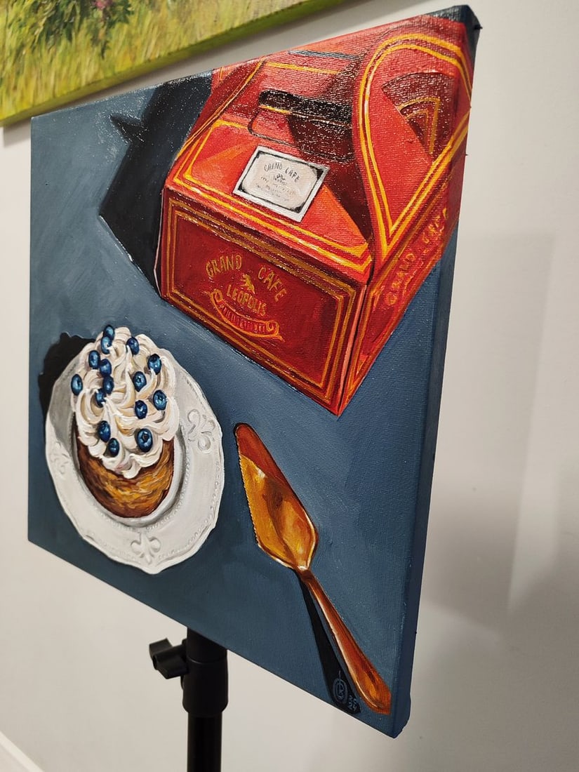 Oil painting Desert on the table Oksana Sklym - 2