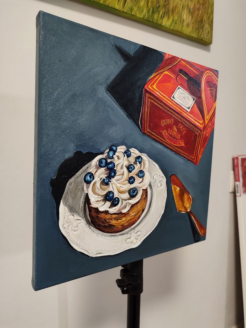 Oil painting Desert on the table Oksana Sklym - 3