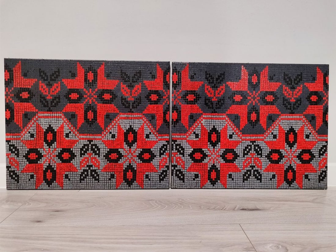 Oil painting Colorful ornament Oksana Sklym - 2