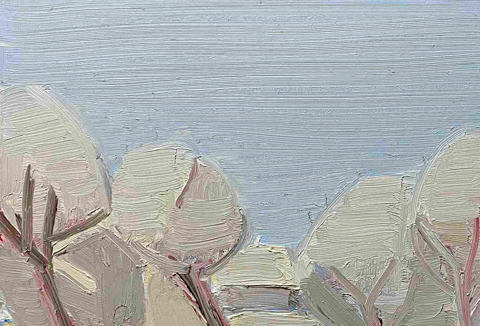 Oil painting Winter day Anatoly Lavrenko - 2