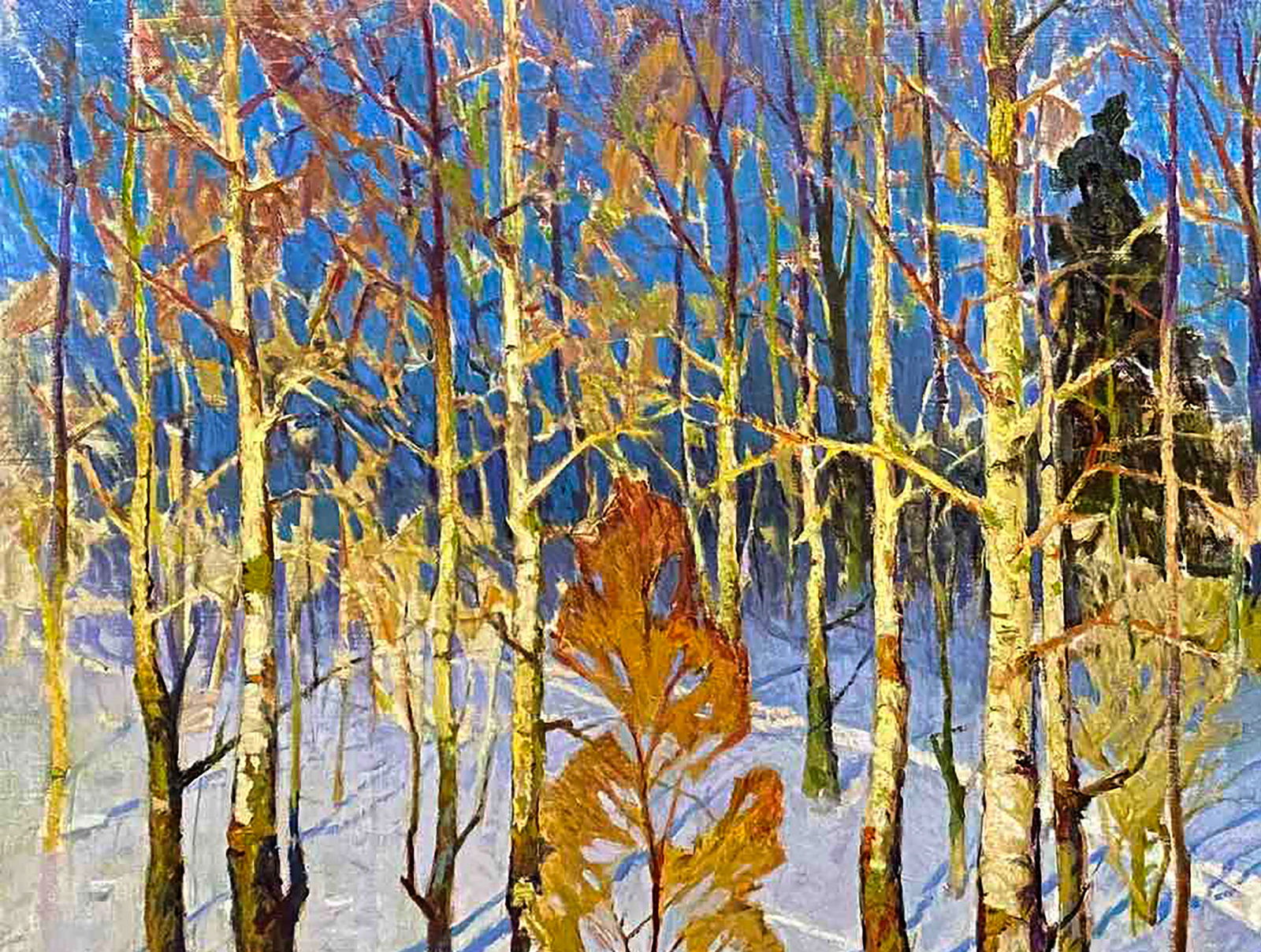 Oil painting March Andrey Serbutovsky - 2