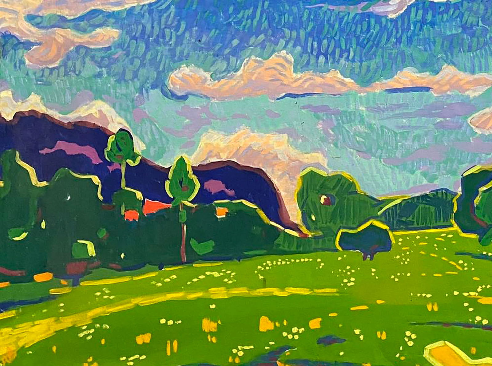 Oil painting Summer day Dmitry Chvala - 4