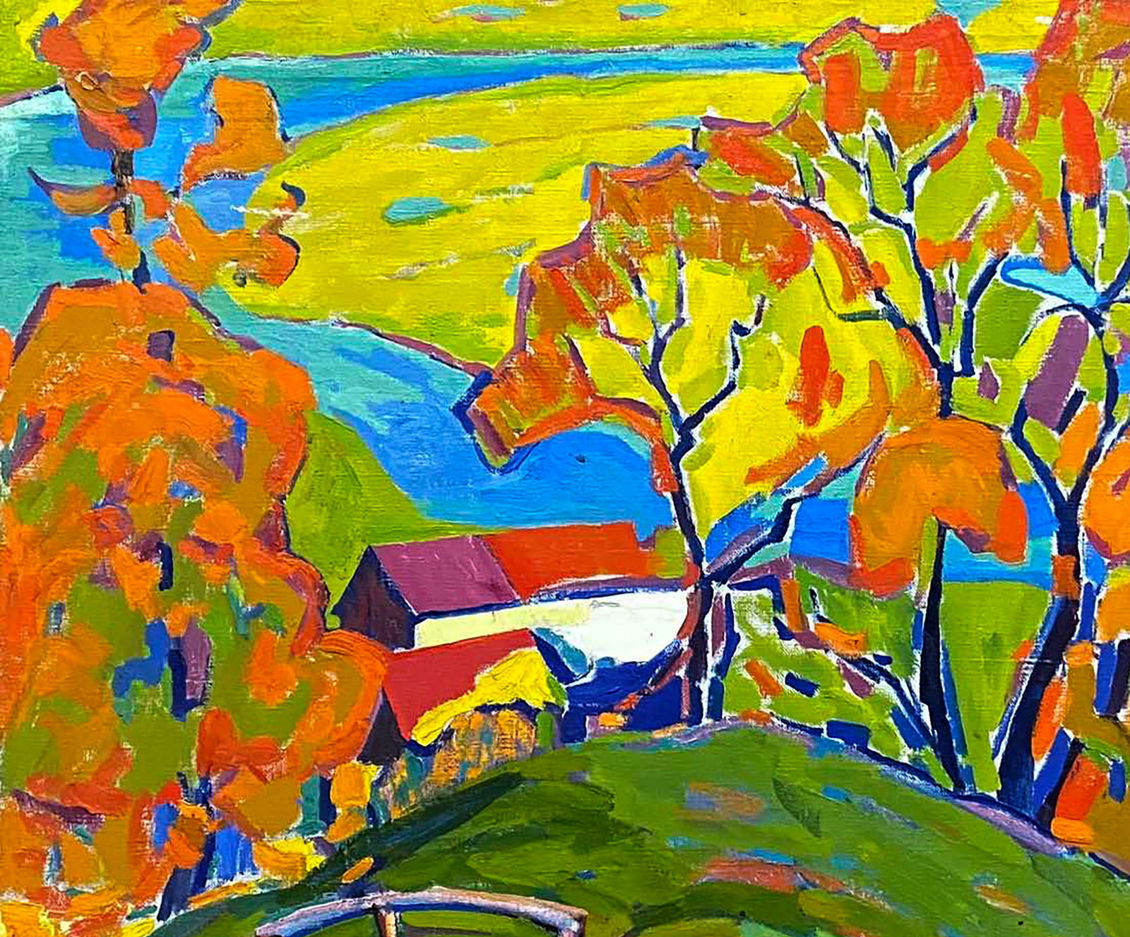 Oil painting Autumn symphony Dmitry Chvala - 2