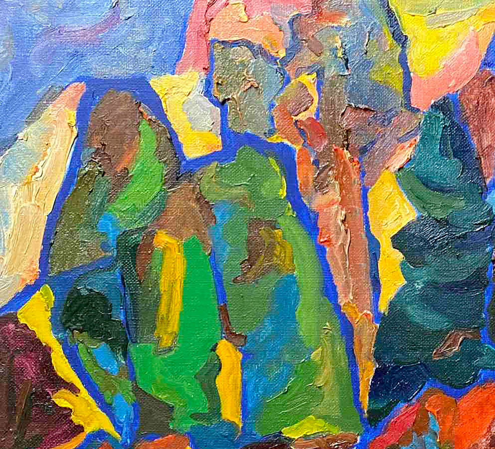 Oil painting Park near the city Anatoly Tartakovsky - 2