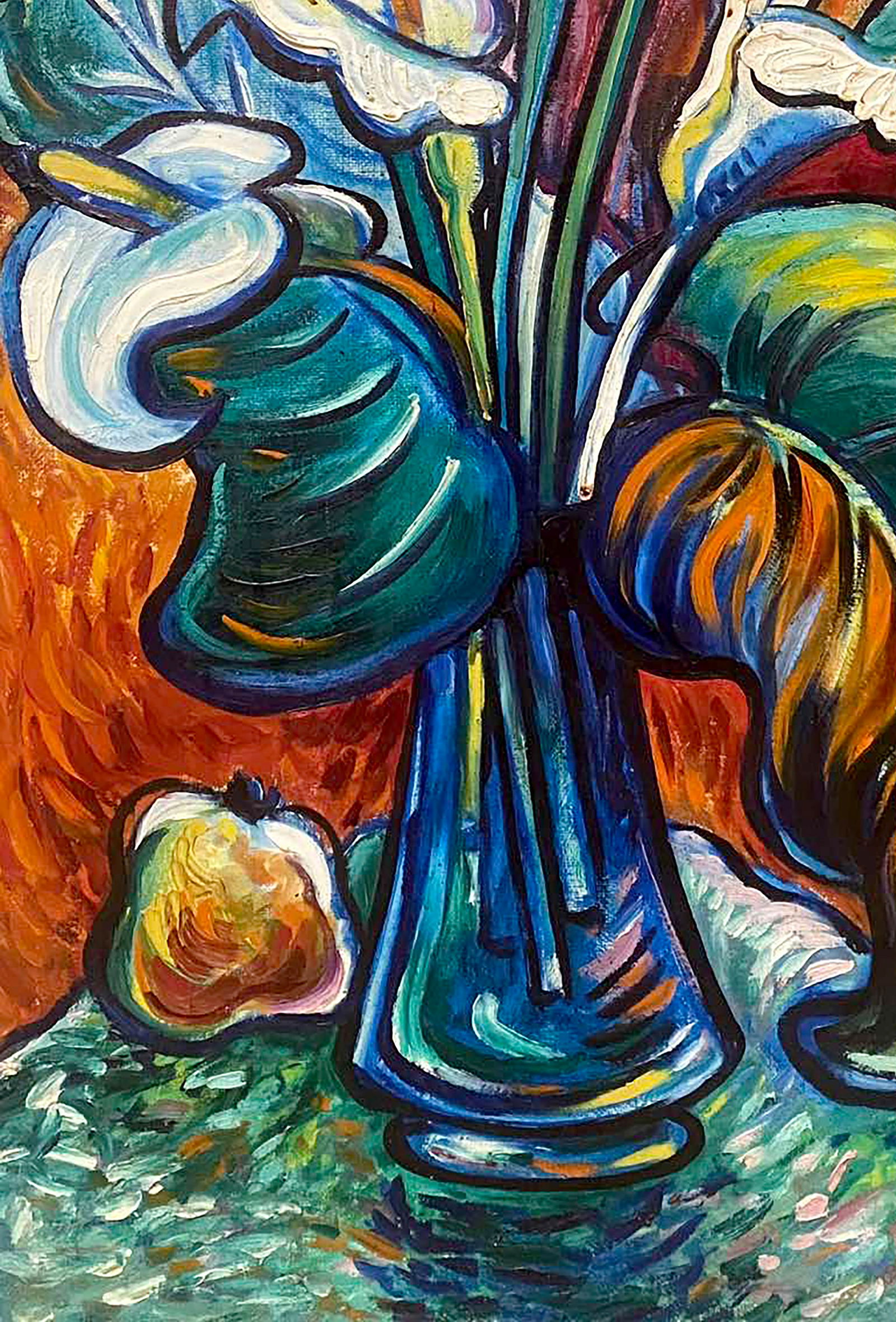 Oil painting Morning flowers on the table Oleg Gizhiy - 4