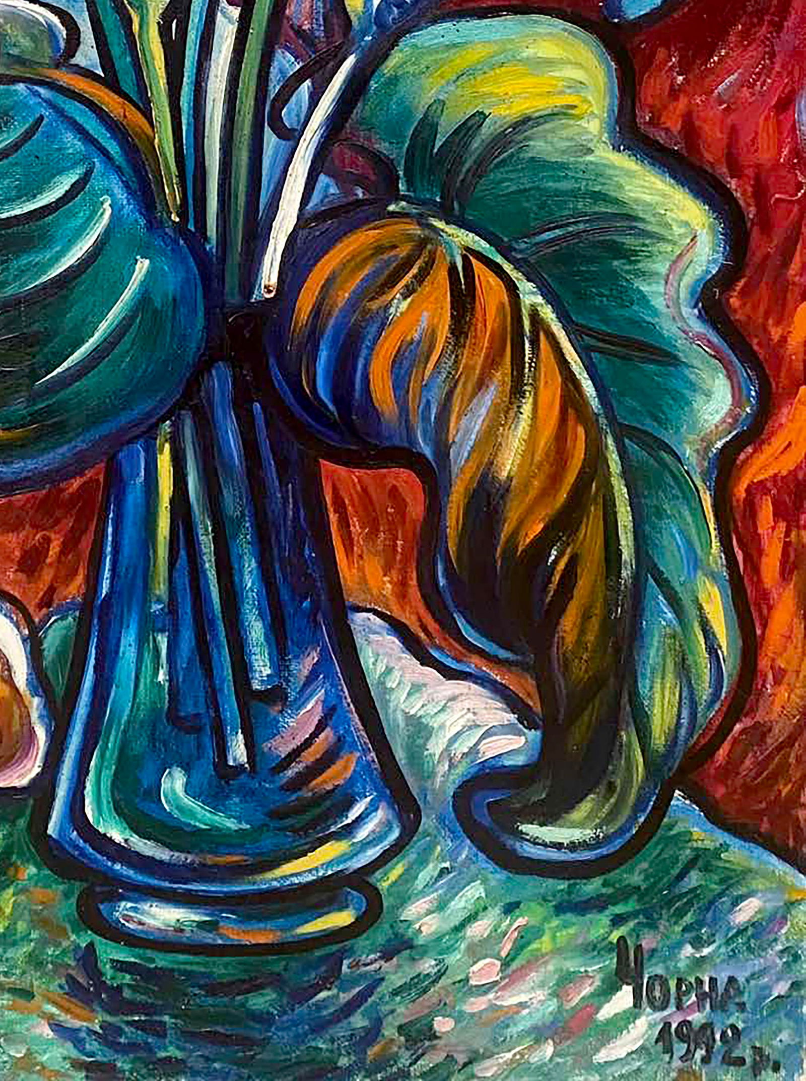 Oil painting Morning flowers on the table Oleg Gizhiy - 5