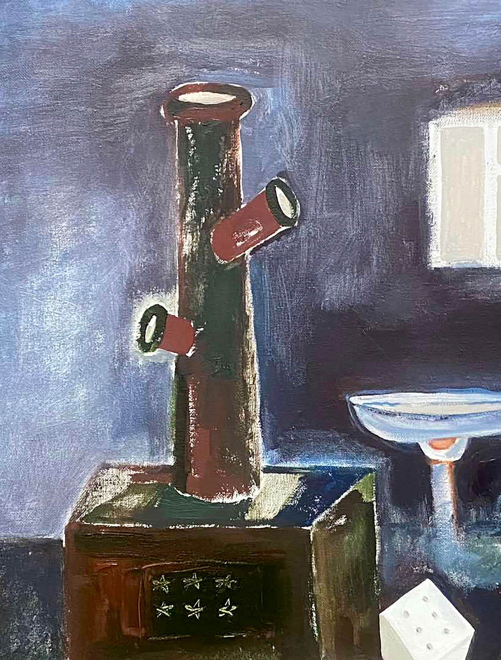 Oil painting Cognac and bones Valery Petushynskyi - 2