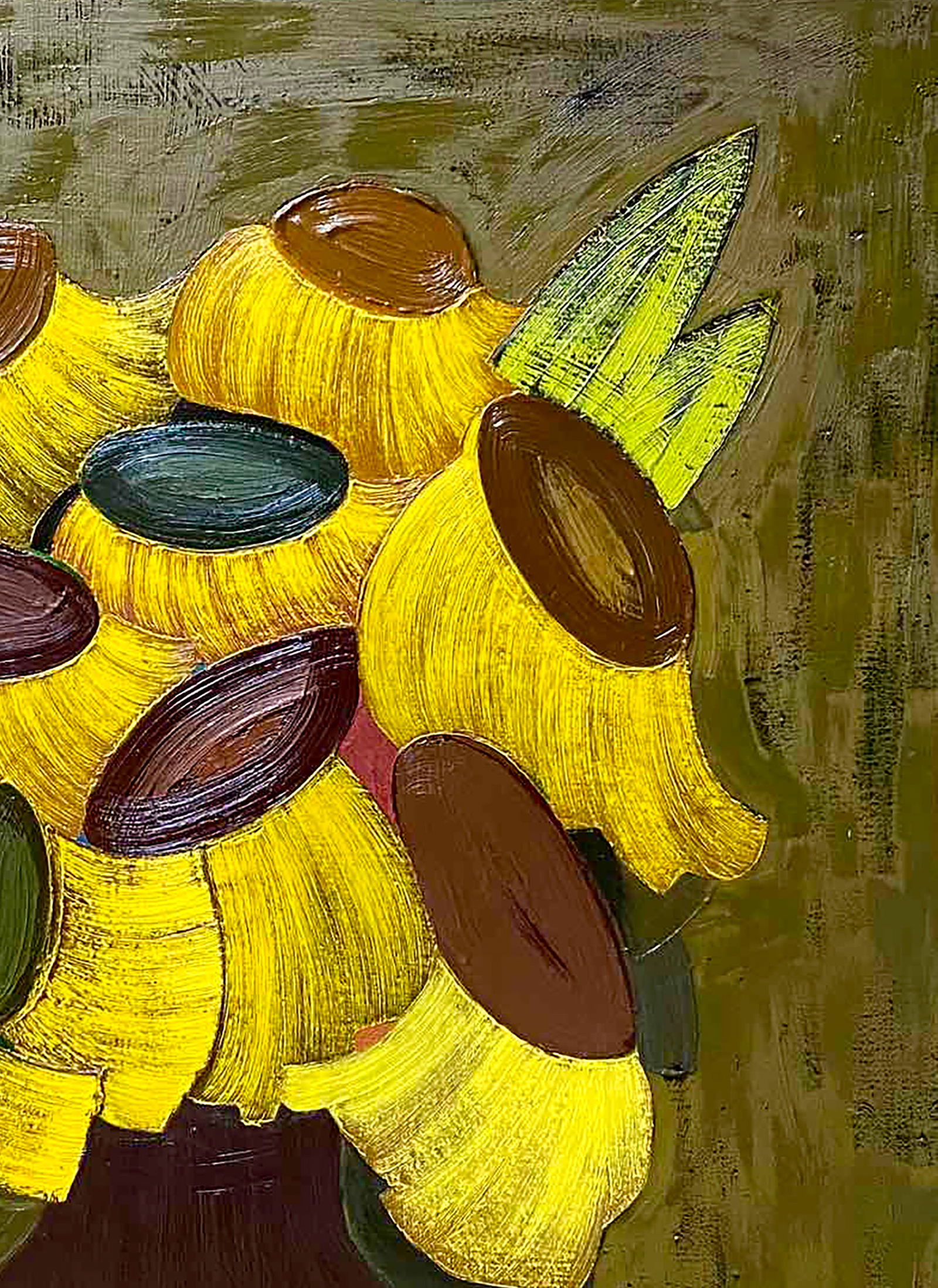 Oil painting Summer flowers Halyna Ridna - 3