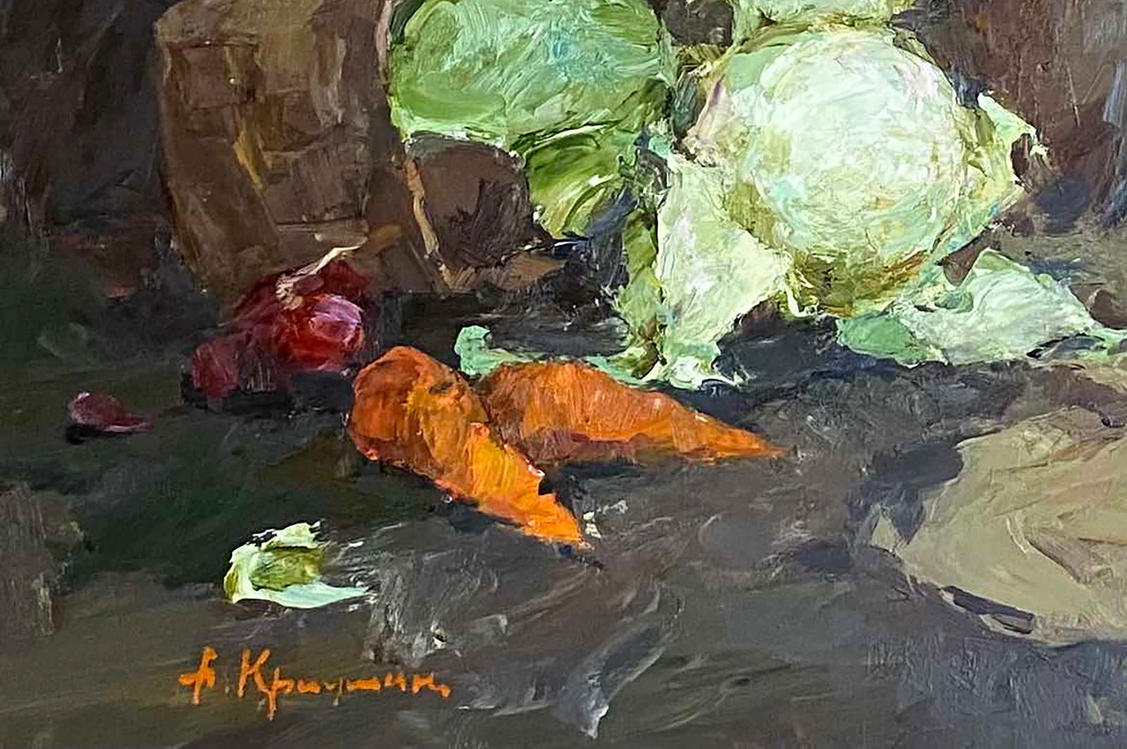 Oil painting There will be borscht Alexander Kriushin - 4