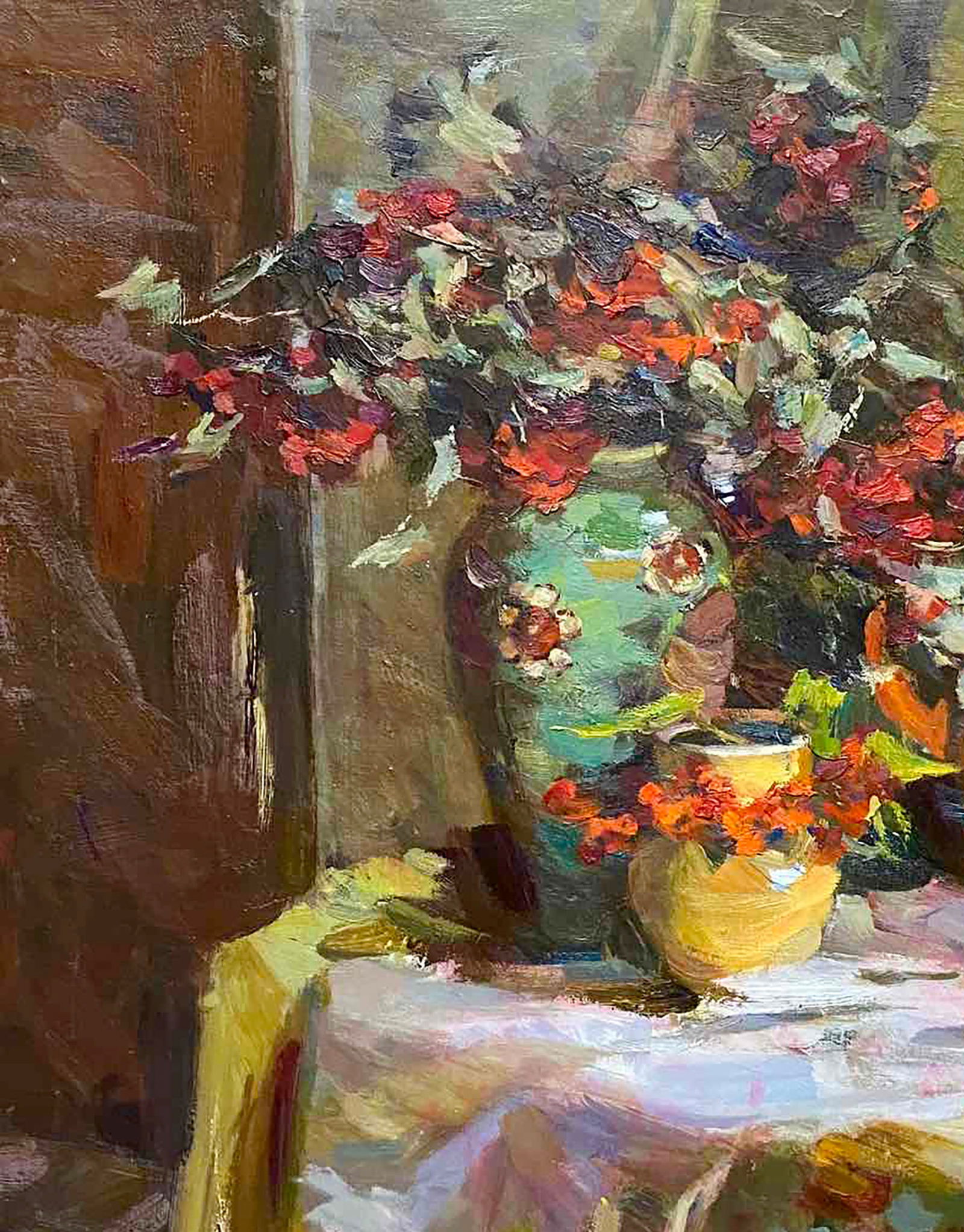 Oil painting Still life with apples Alexey Dmitriev - 2