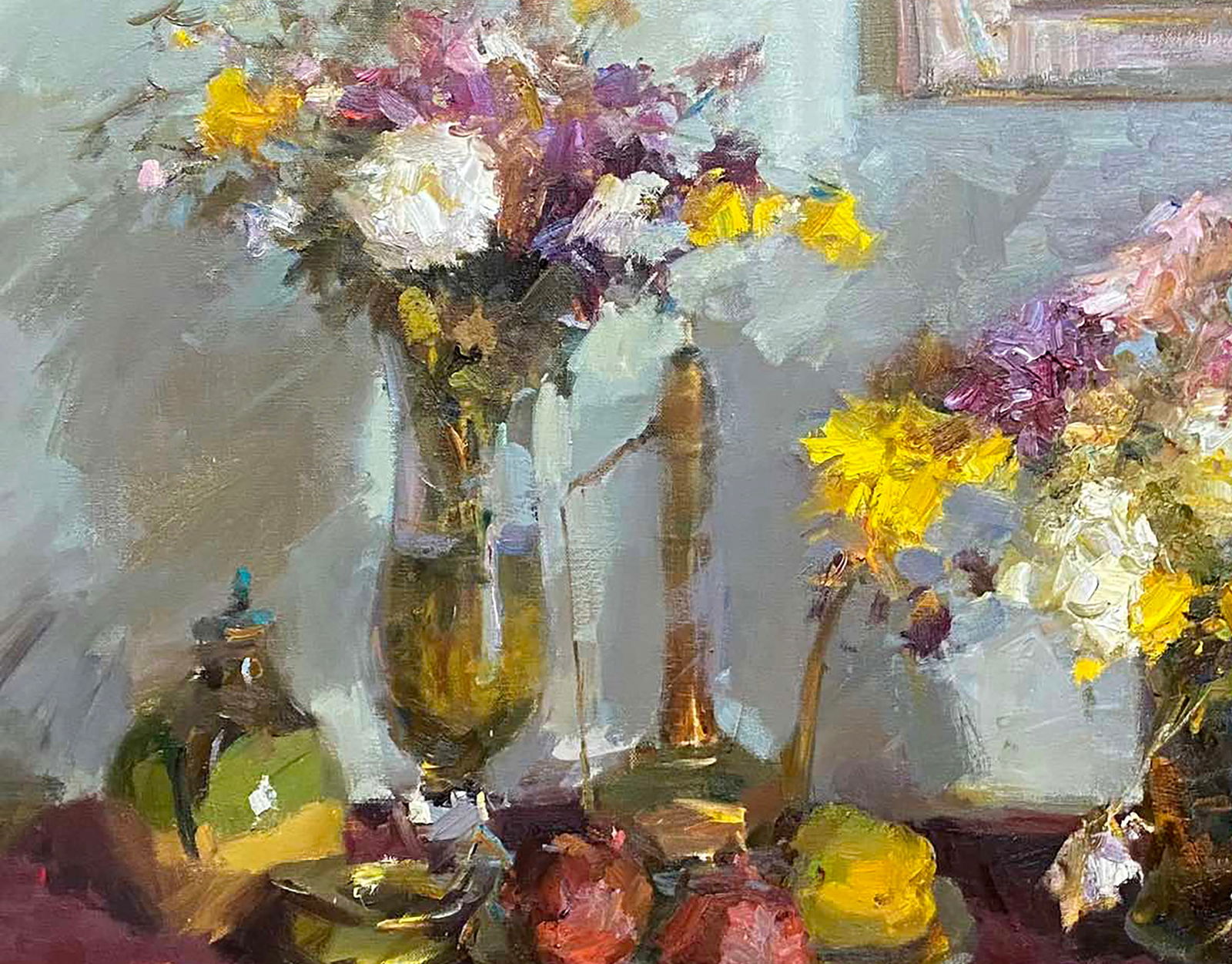 Oil painting Chrysanthemums Alexander Shabadey - 2