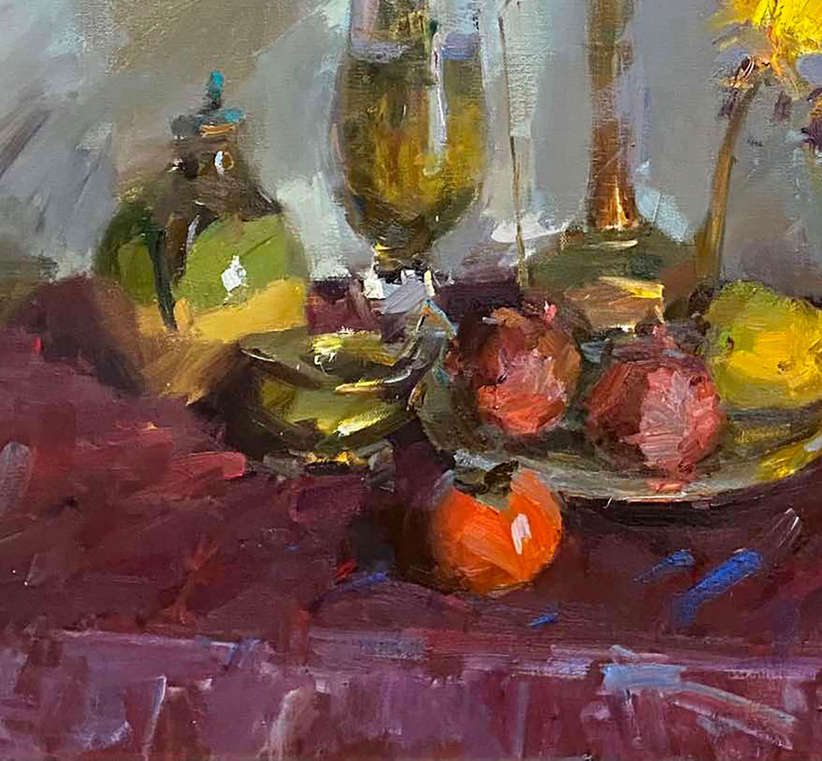 Oil painting Chrysanthemums Alexander Shabadey - 4