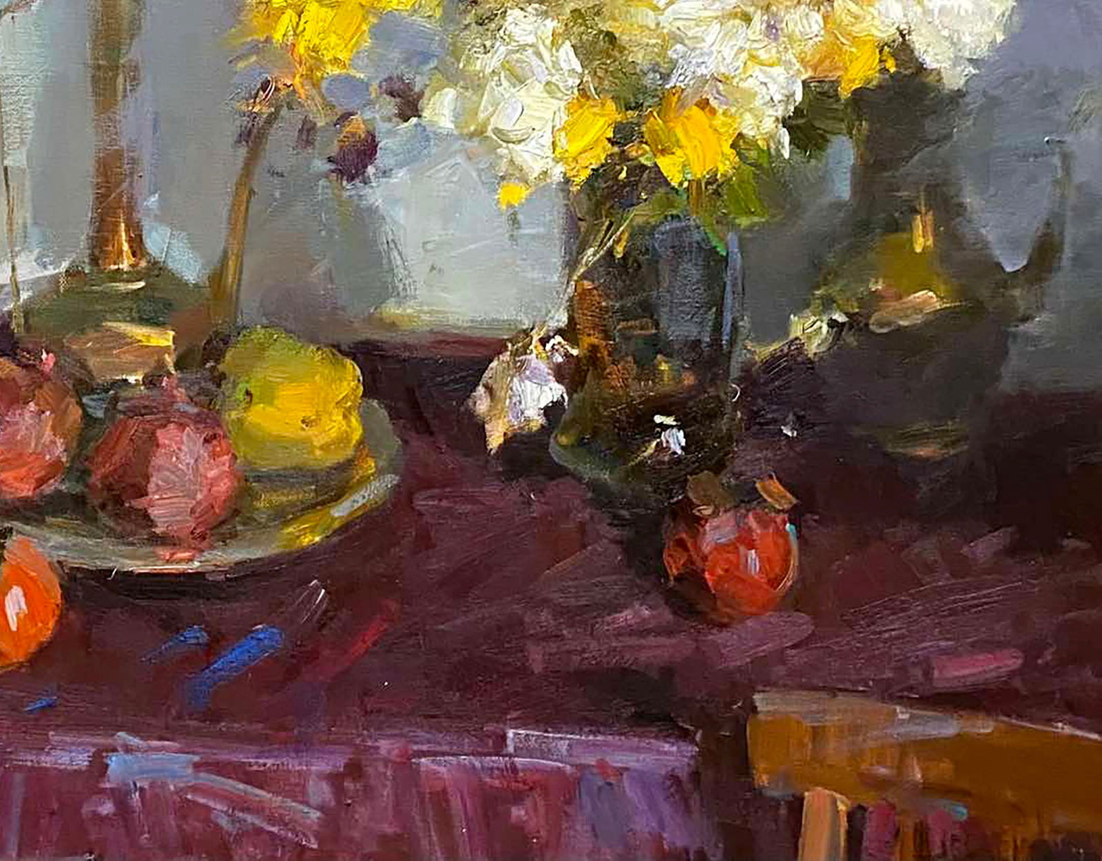 Oil painting Chrysanthemums Alexander Shabadey - 5