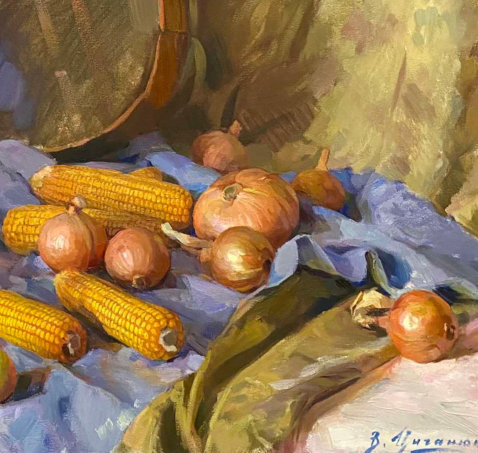 Oil painting Rural still life Viktor Tsiganyuk - 5