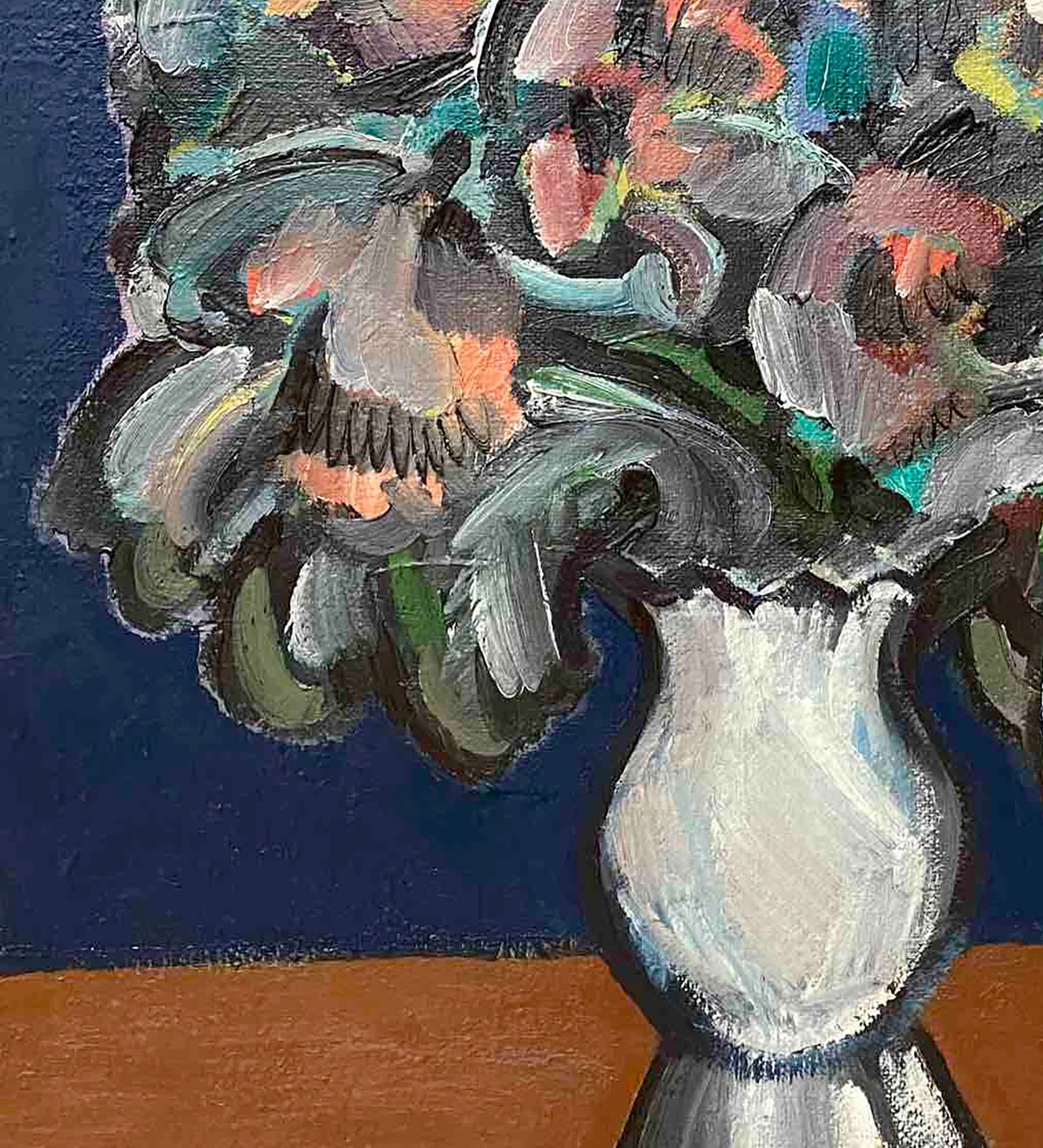 Oil painting Flower by the window Victor Tretyakov - 4