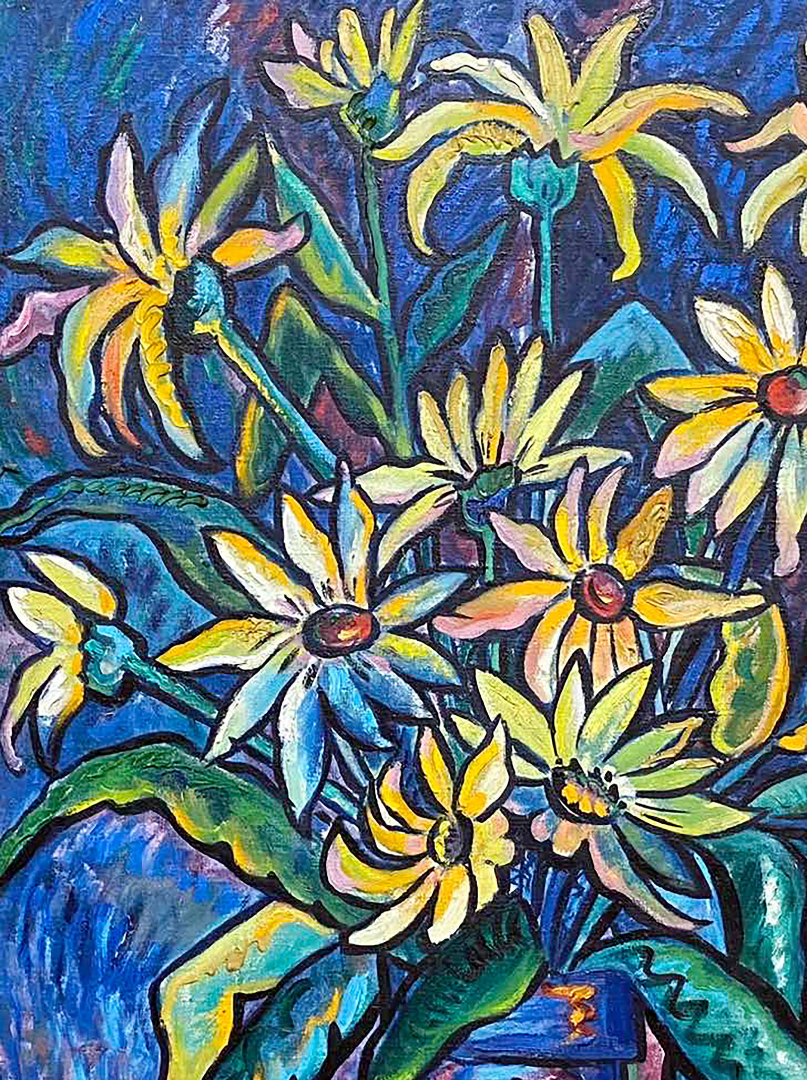 Oil painting Autumn flowers Svetlana Chorna - 2