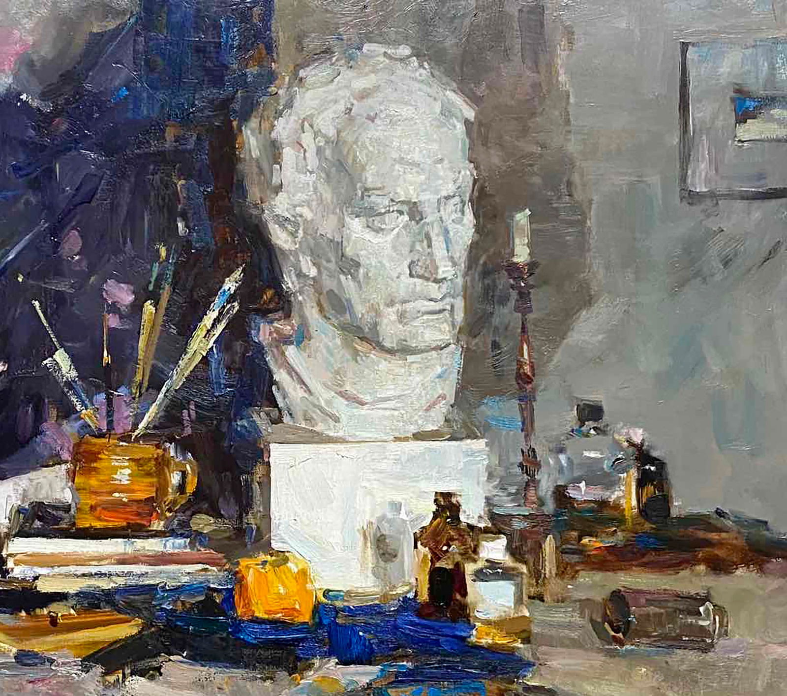 Oil painting In a workshop Vladimir Kovalev - 3