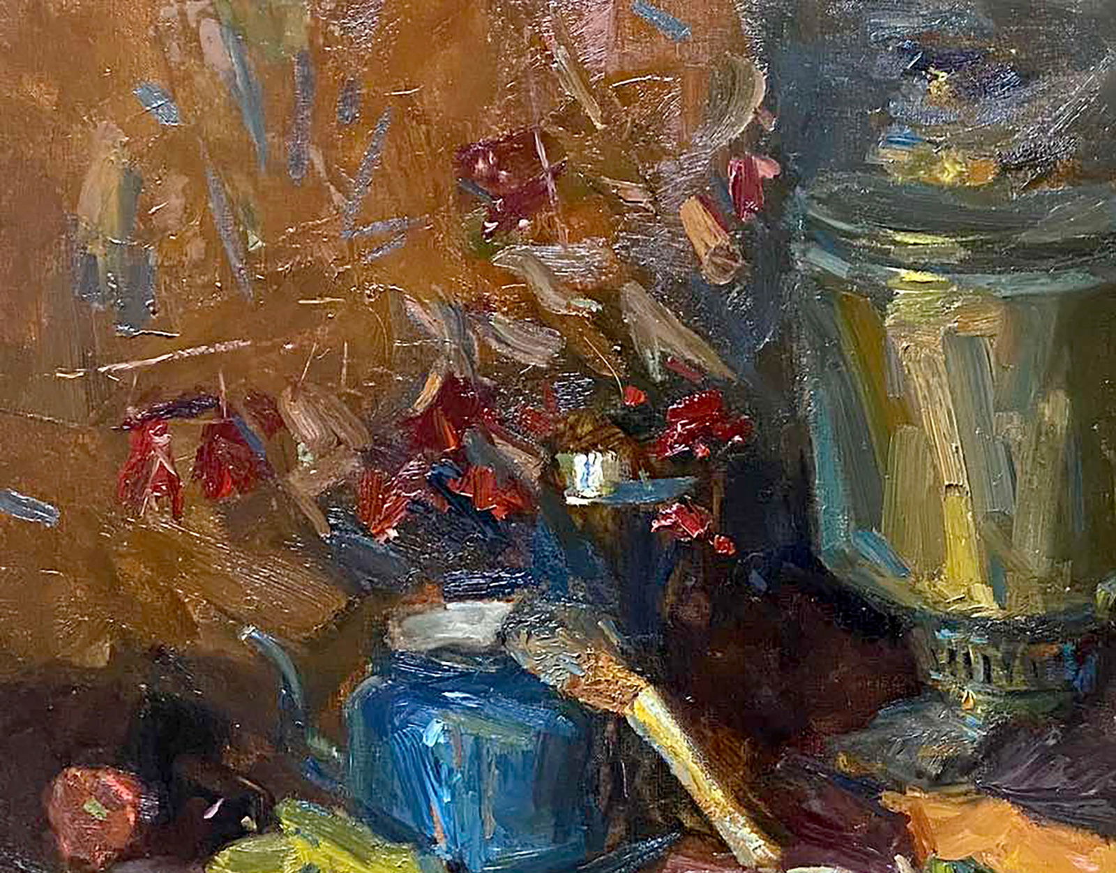 Oil painting Still life with samovar Vladimir Kovalev - 2