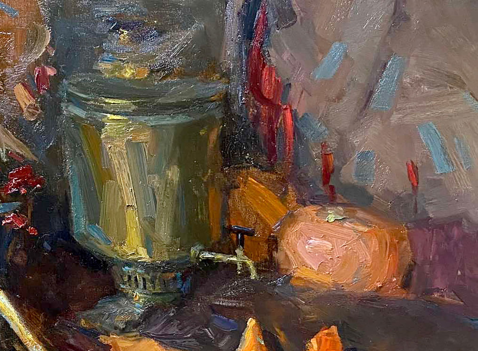 Oil painting Still life with samovar Vladimir Kovalev - 3
