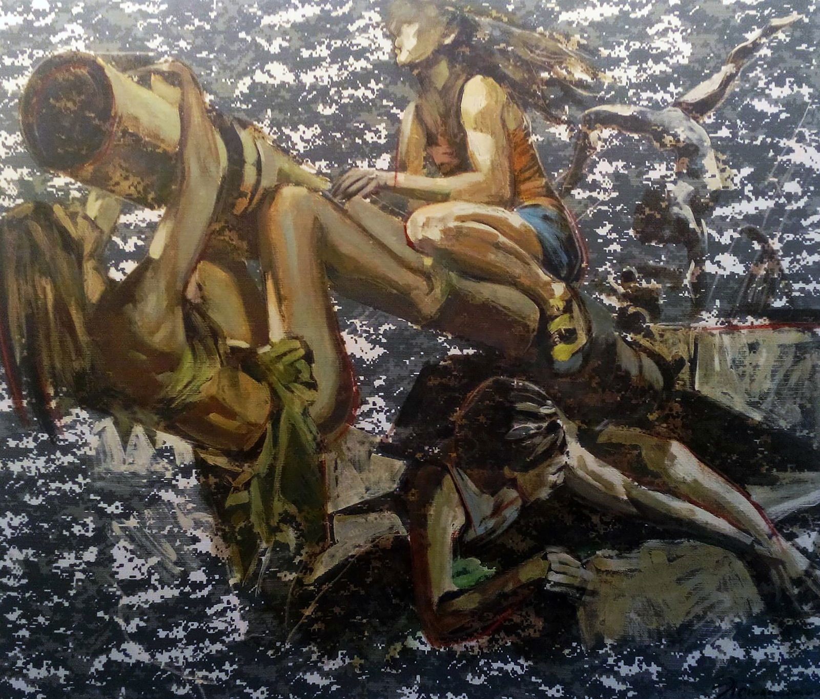 Oil painting Amazons Ed Potapenkov (1 of 5)