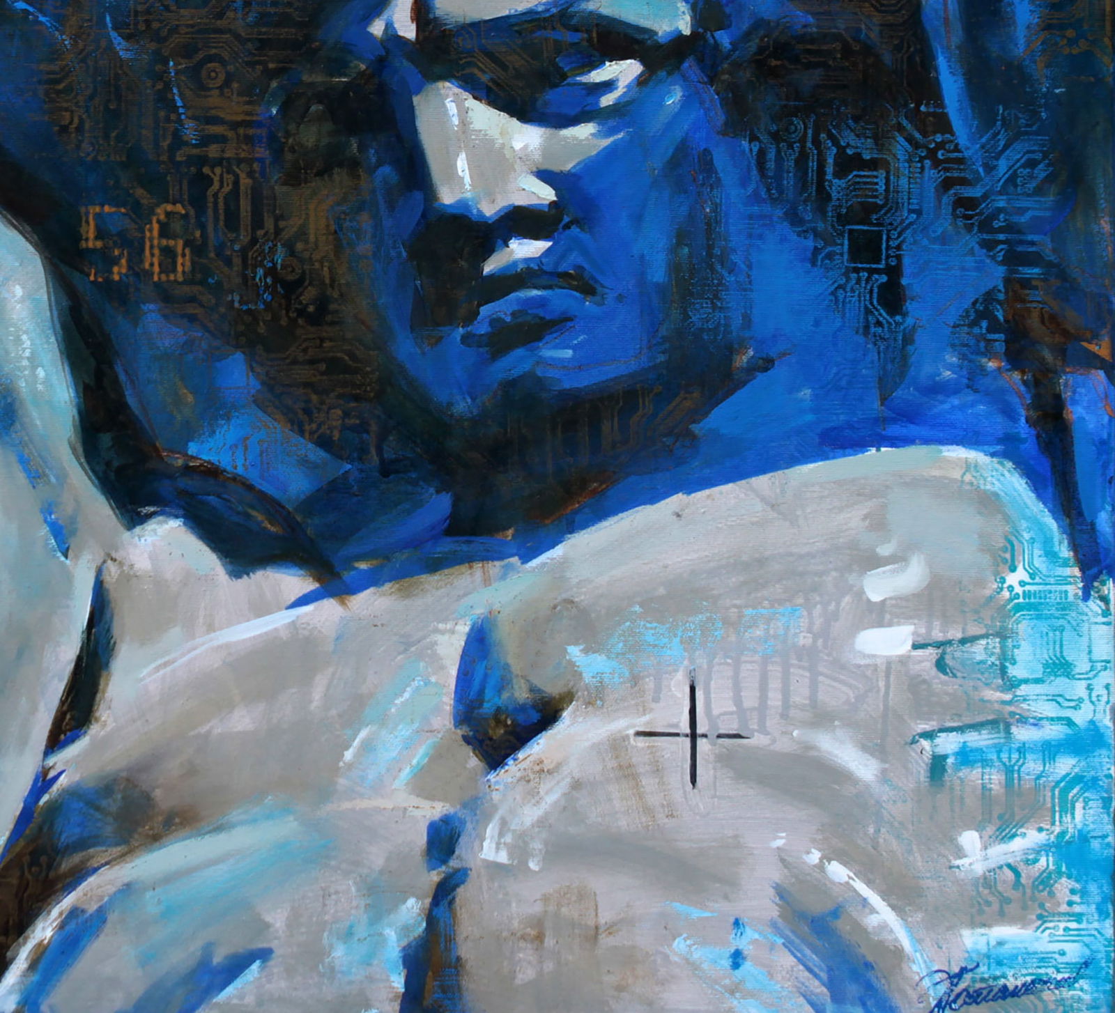 Oil painting Atlant Ed Potapenkov - 5