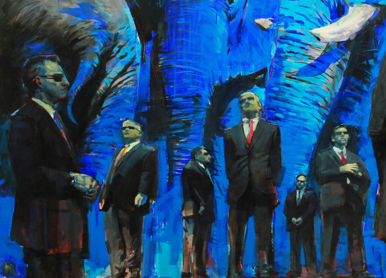 Oil painting Bodygards Ed Potapenkov - 4