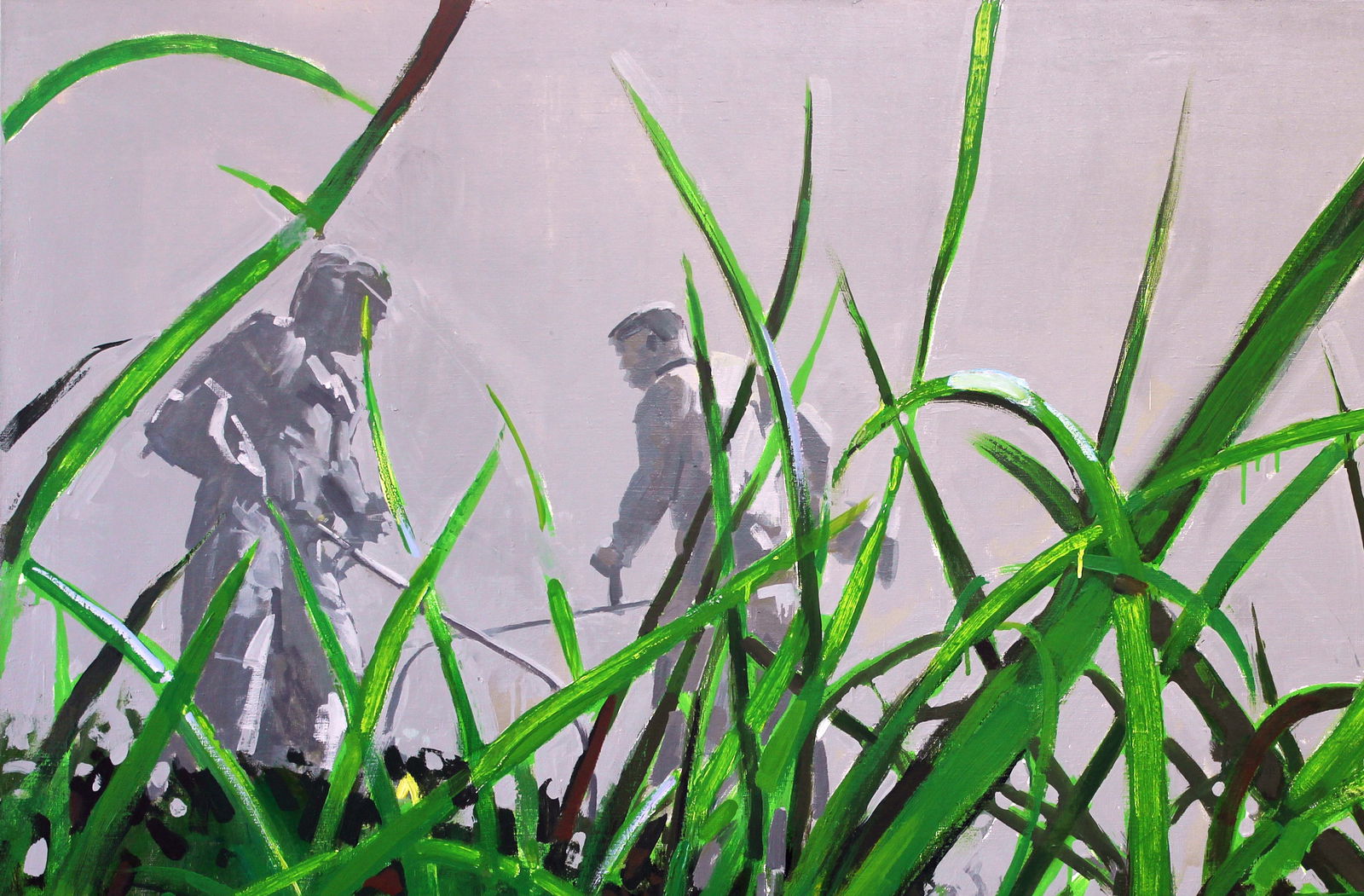 Oil painting Lawn Ed Potapenkov - 2