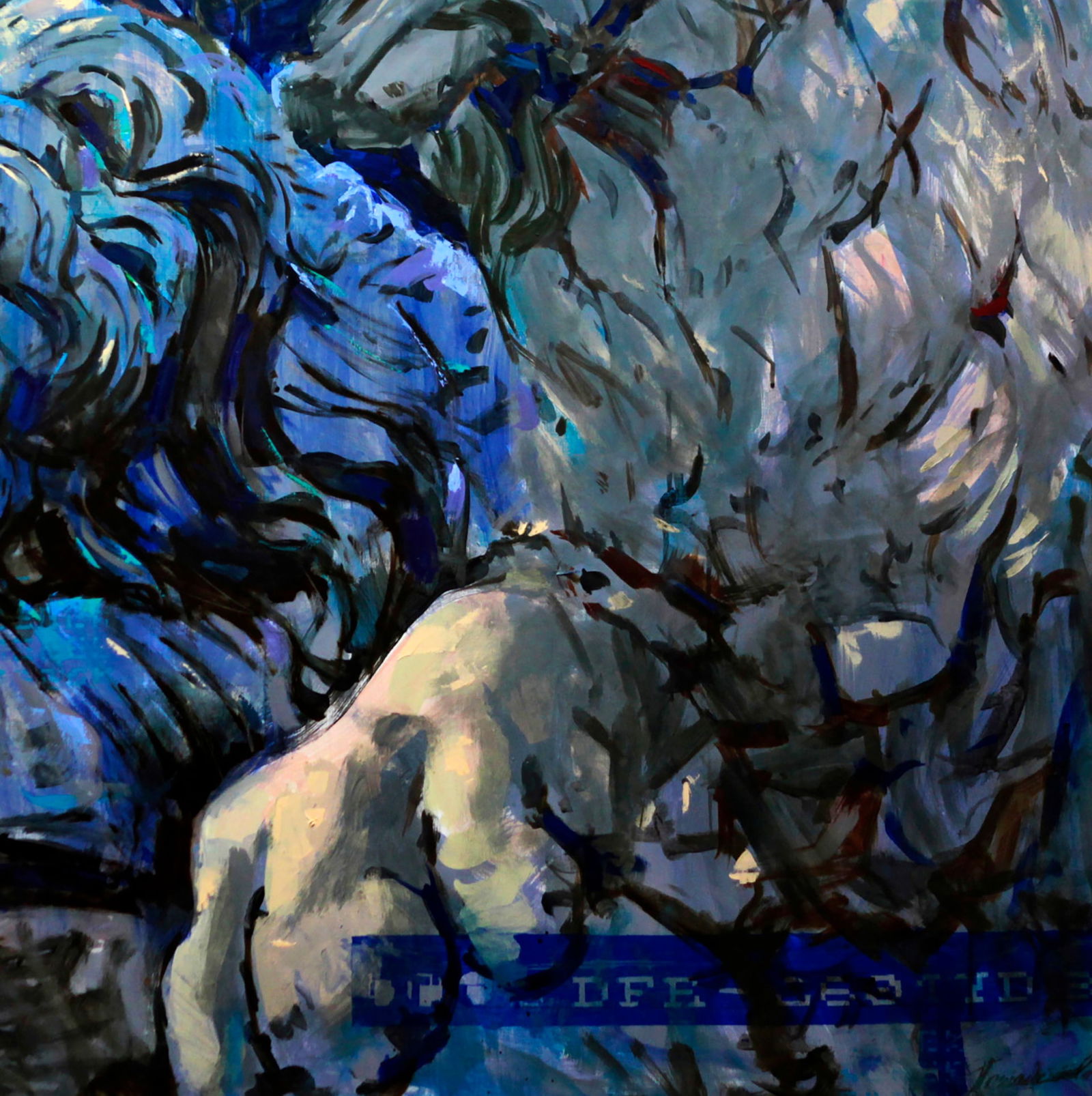 Oil painting Guards Ed Potapenkov - 5