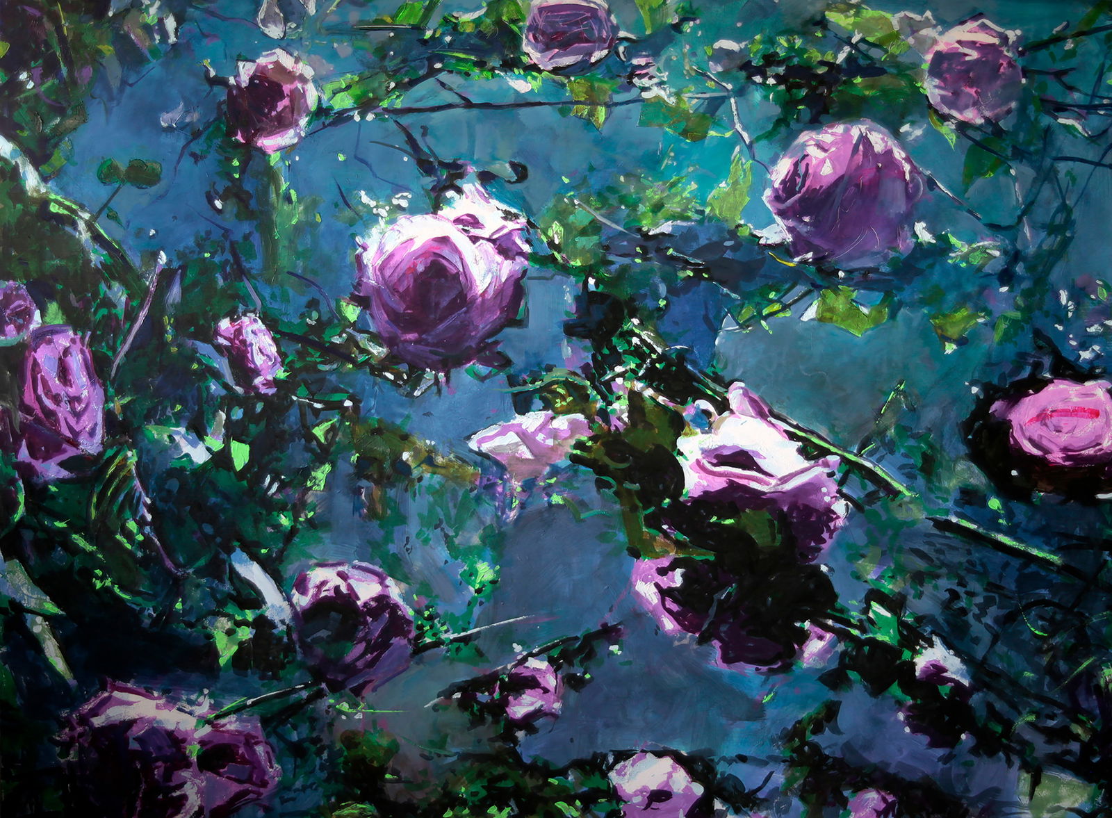 Oil painting Roses Ed Potapenkov (1 of 5)