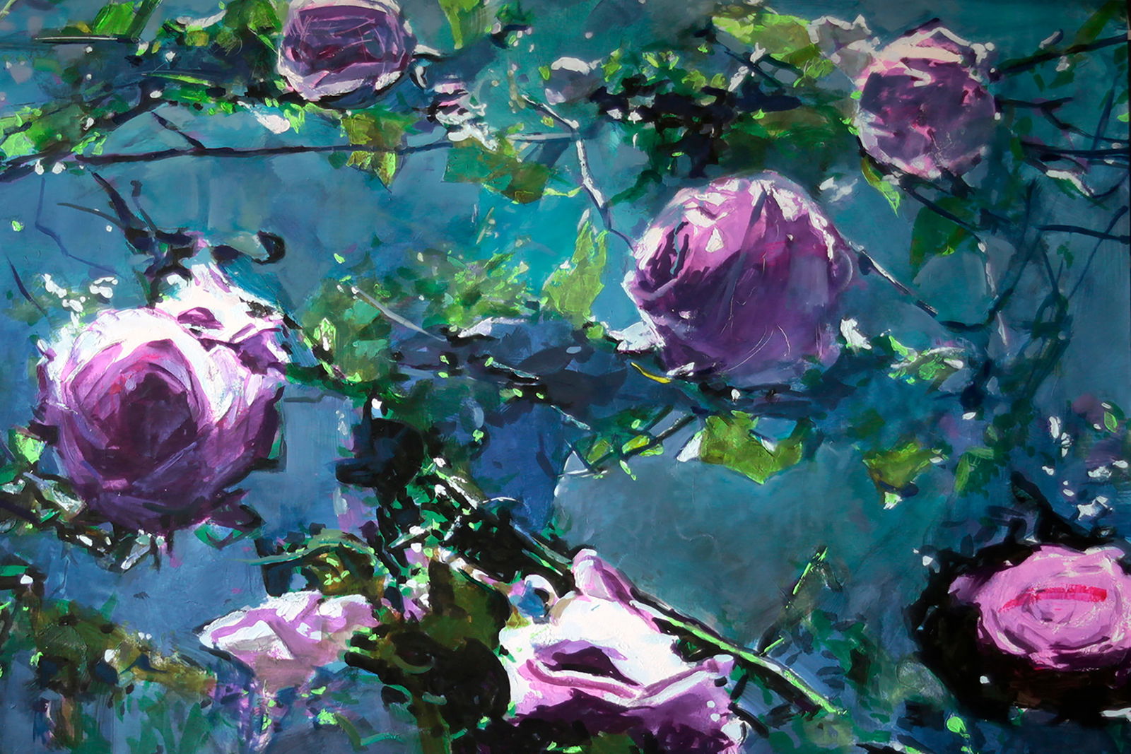 Oil painting Roses Ed Potapenkov - 3