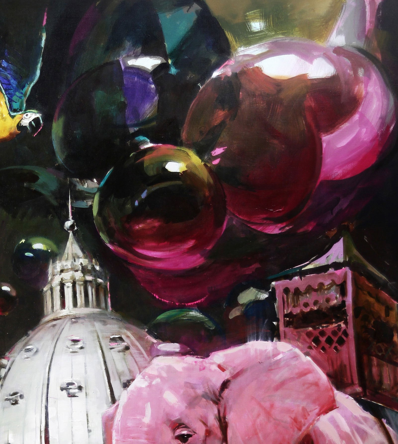 Oil painting Show must go on Ed Potapenkov - 3